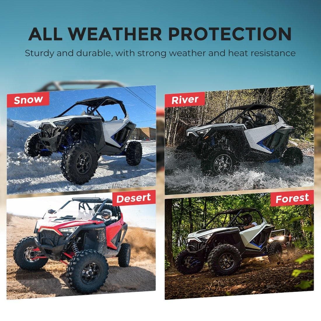 Floor Mats Liners For Polaris RZR PRO XP 2020-2024 - Image 4