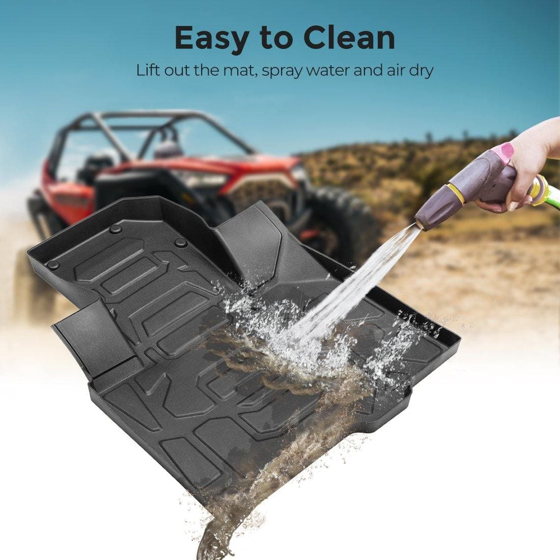 Floor Mats Liners For Polaris RZR PRO XP 2020-2024 - Image 5