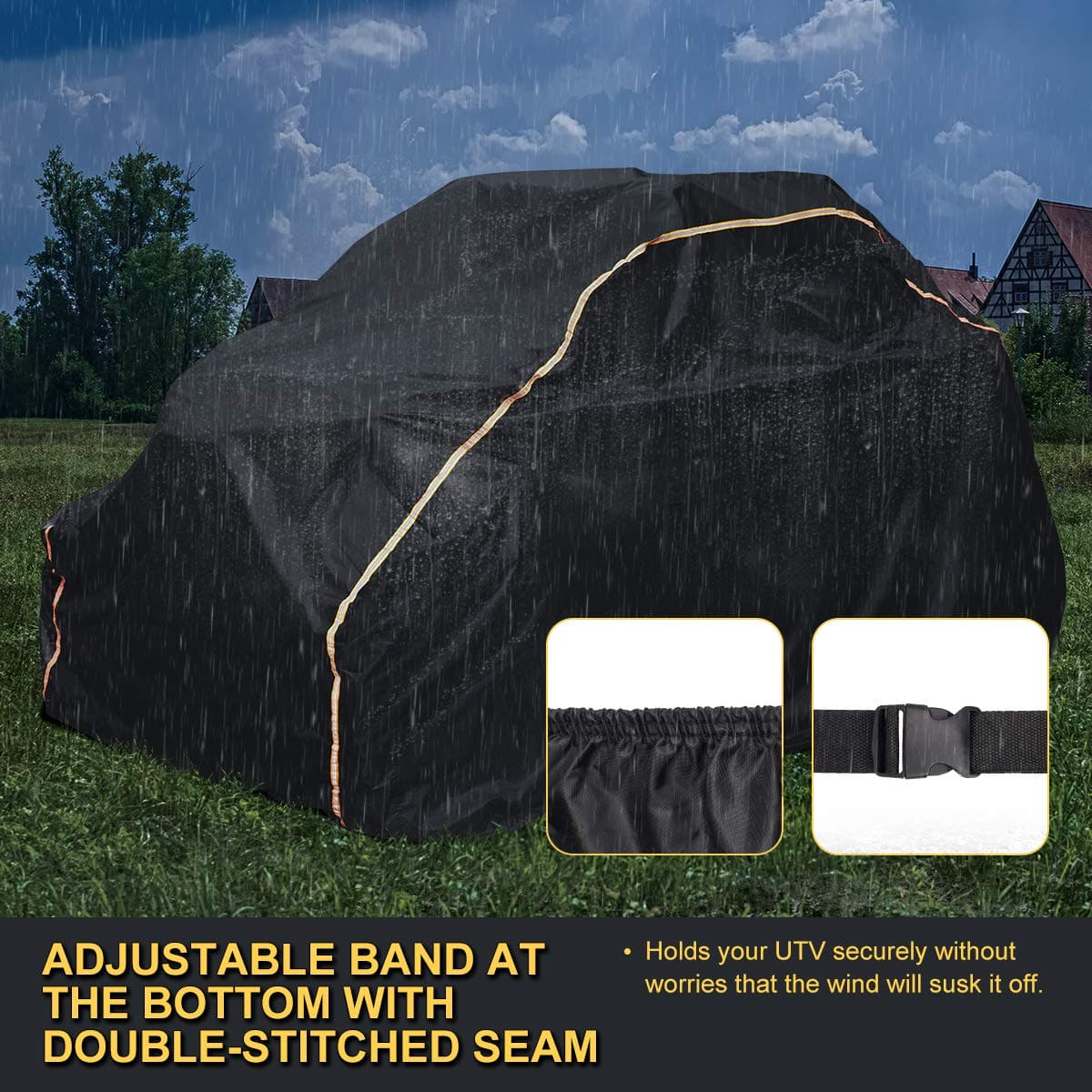 UTV Cover Heavy Waterproof for Polaris RZR PRO XP/Can-Am Maverick X3 - Image 4