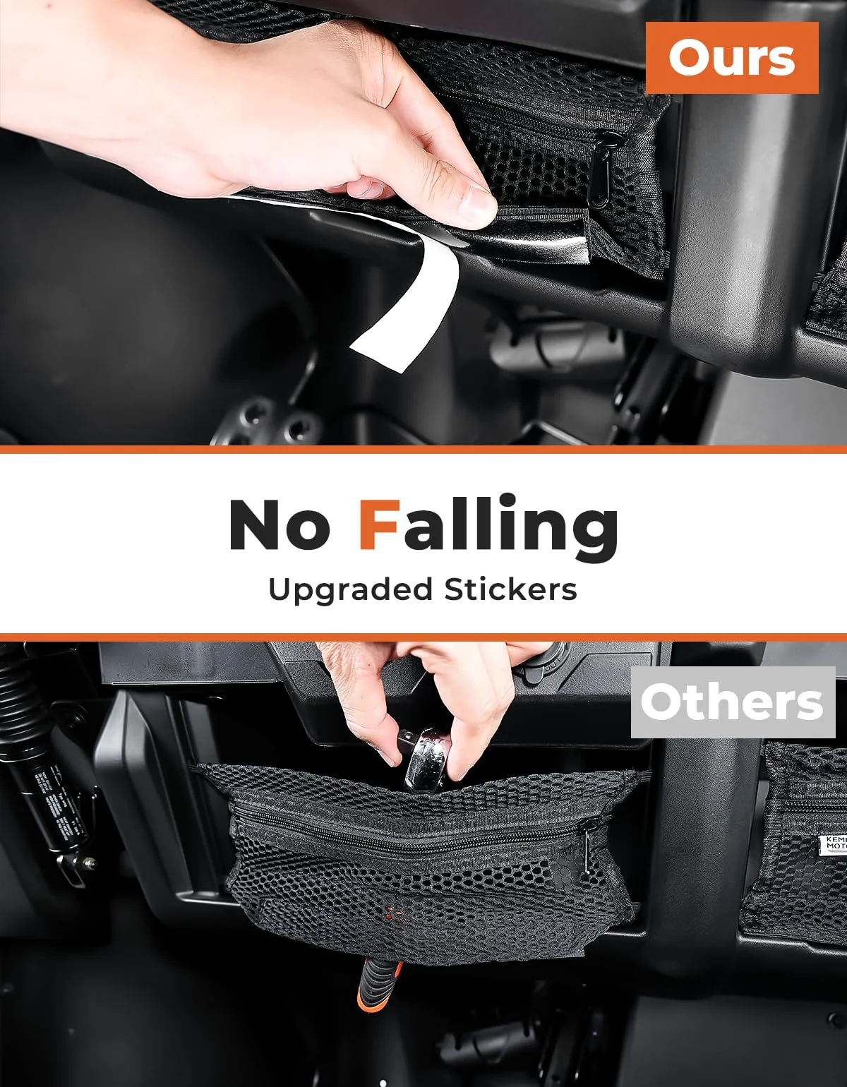 2PCS Dash Storage Nets for Can-Am Defender / MAX - Image 3