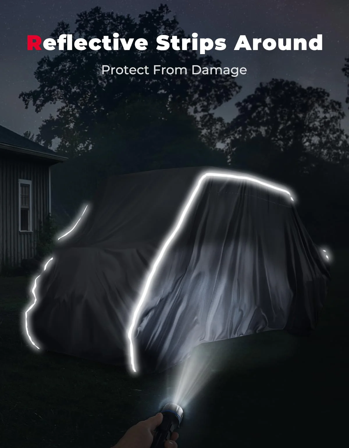 4-6 Seater UTV 420D Cover for Can-Am Defender MAX PRO / Arctic Cat Prowler - Image 3