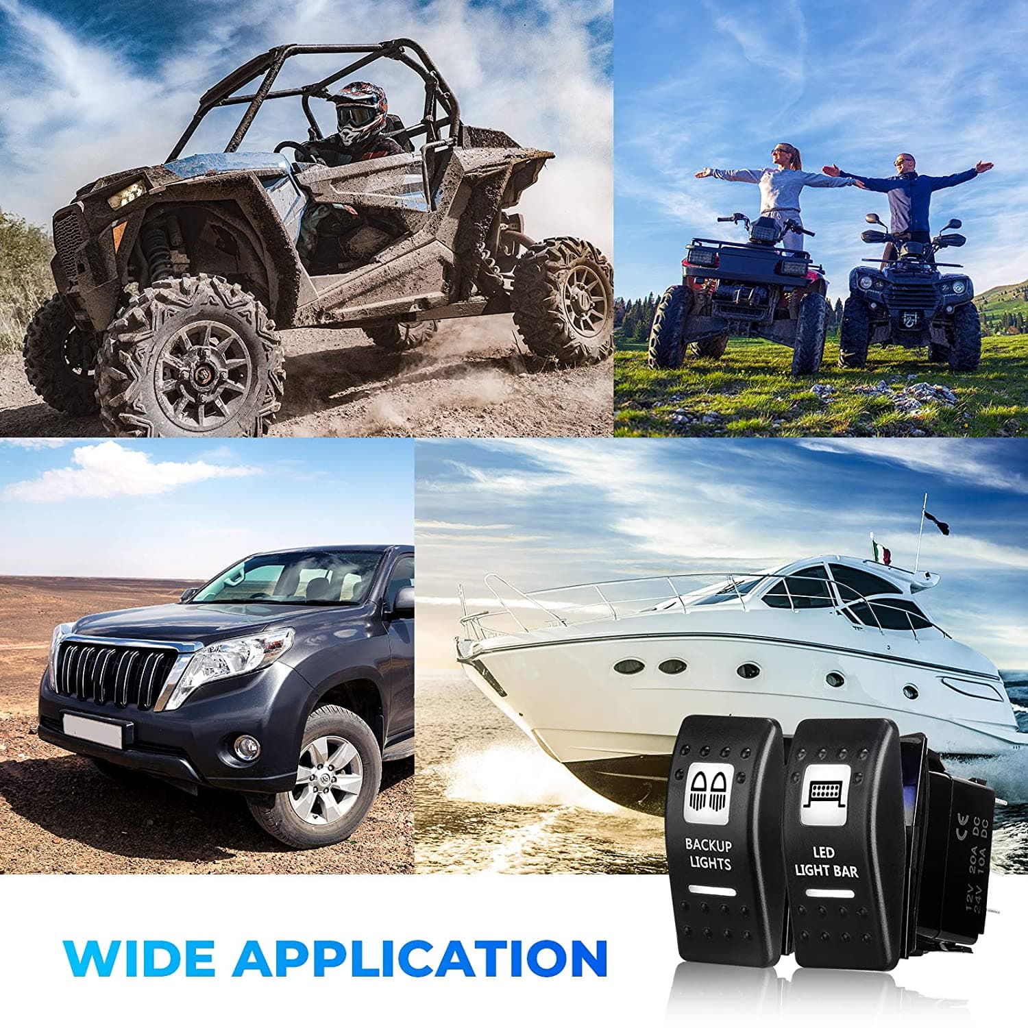 5Pin UTV ATV Rocker Switch - Image 8