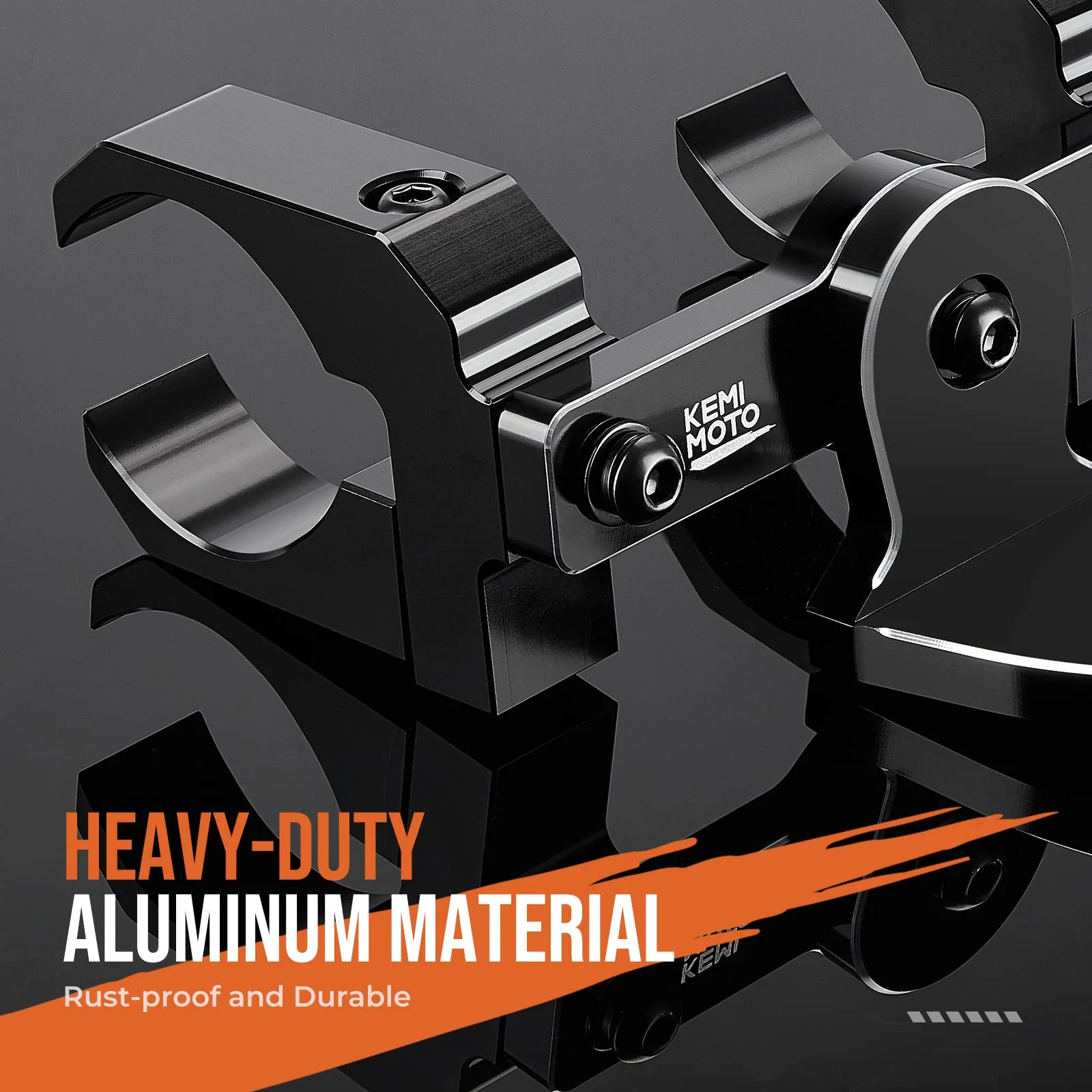 Aluminum UTV Whip Light Mount for 1.5 to 2" Roll Cage - Image 4