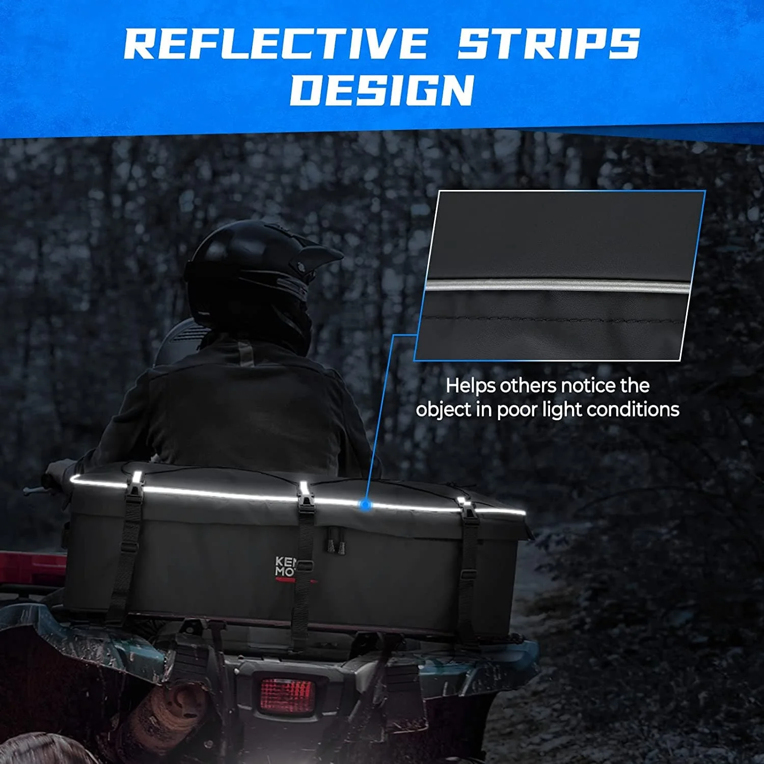 Universal ATV Gear Bag for Front/Rear Rack - Image 6