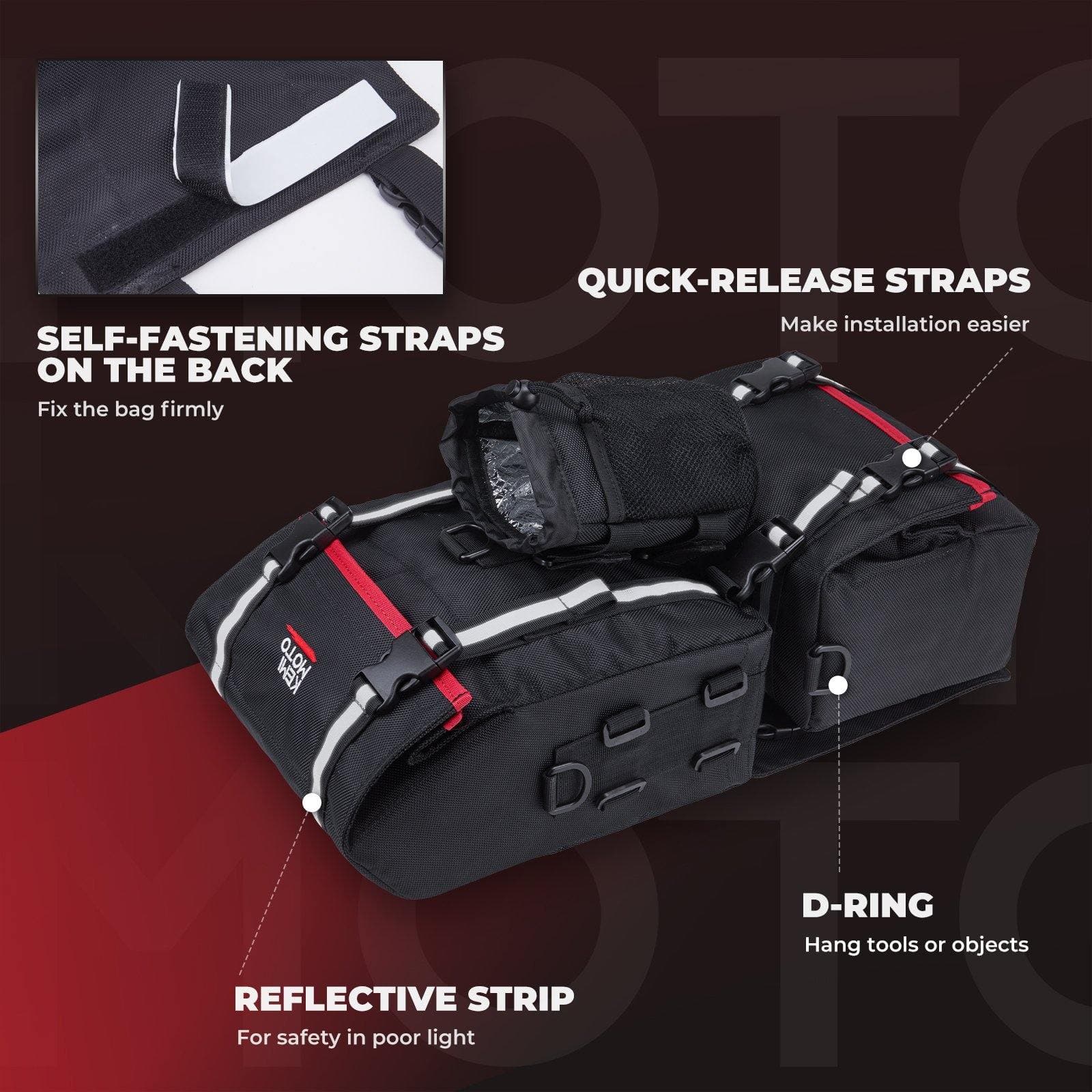 ATV Fabric Fender Bag for Sportsman Scrambler FourTrax Grizzly - Image 7