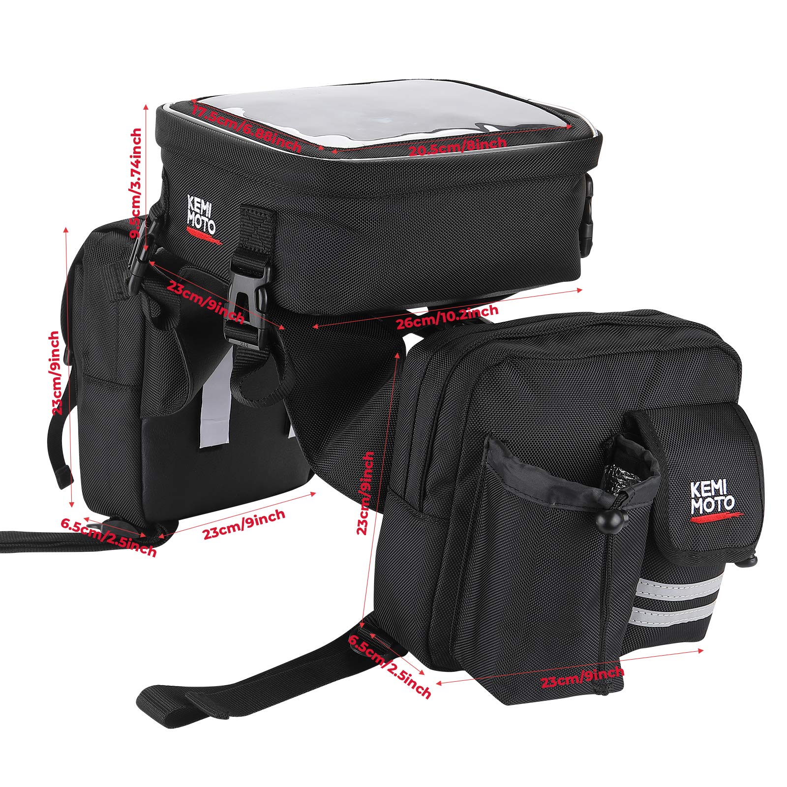 ATV Motorcycle Saddle Tank Bag w/Thermal Bag - Image 6