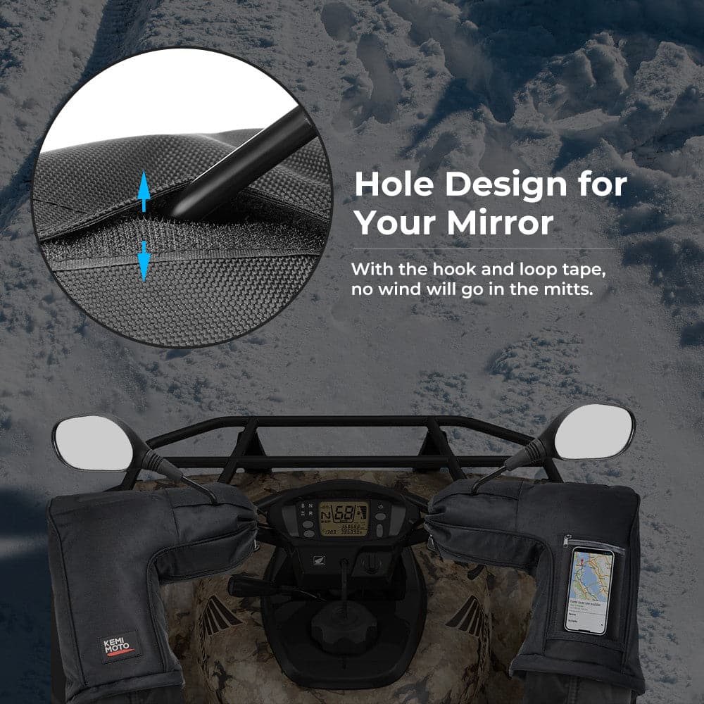 ATV Waterproof Gloves for Yamaha Grizzly - Image 6