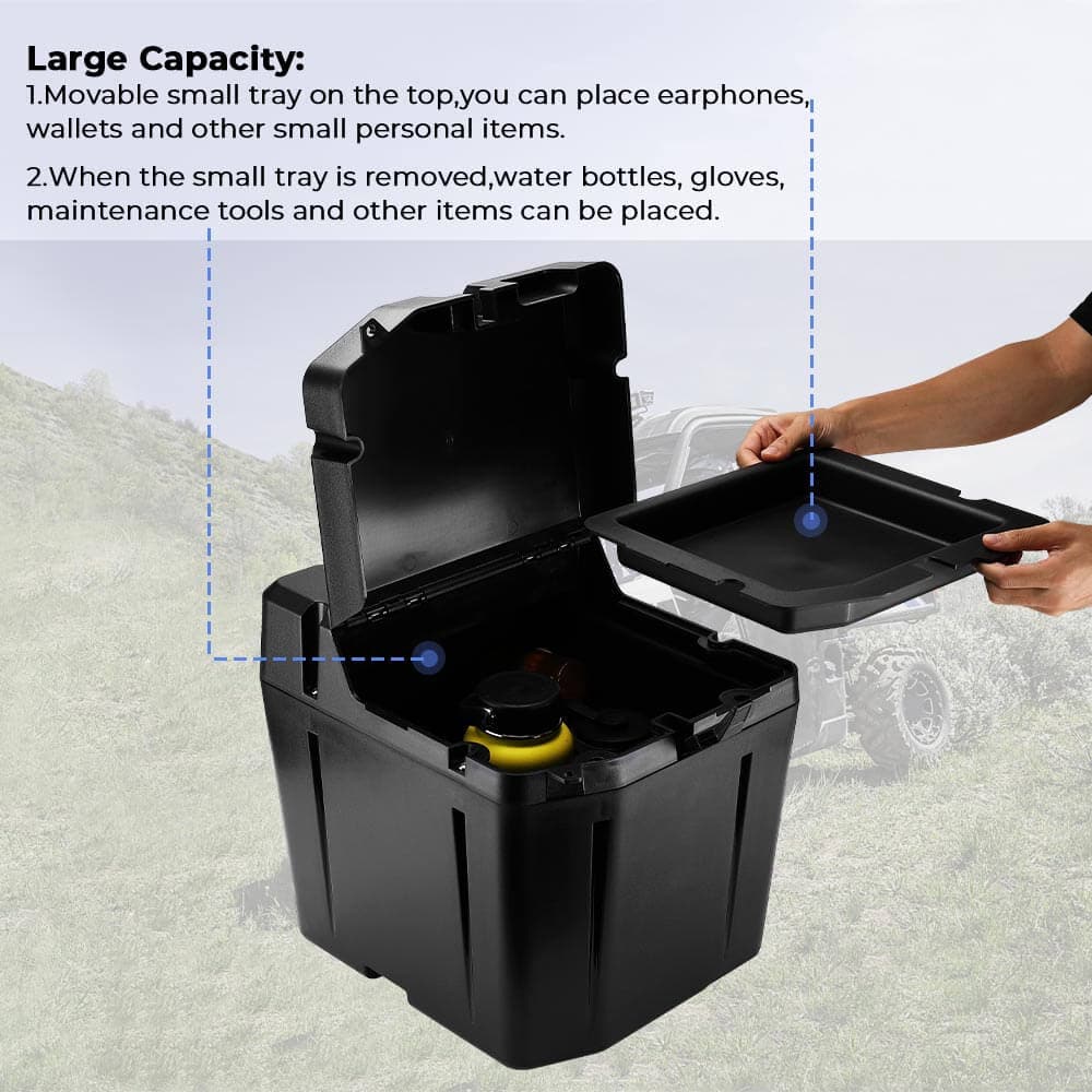 Big Size Cargo Box & Under Seat Storage Box for Polaris Ranger - Image 10