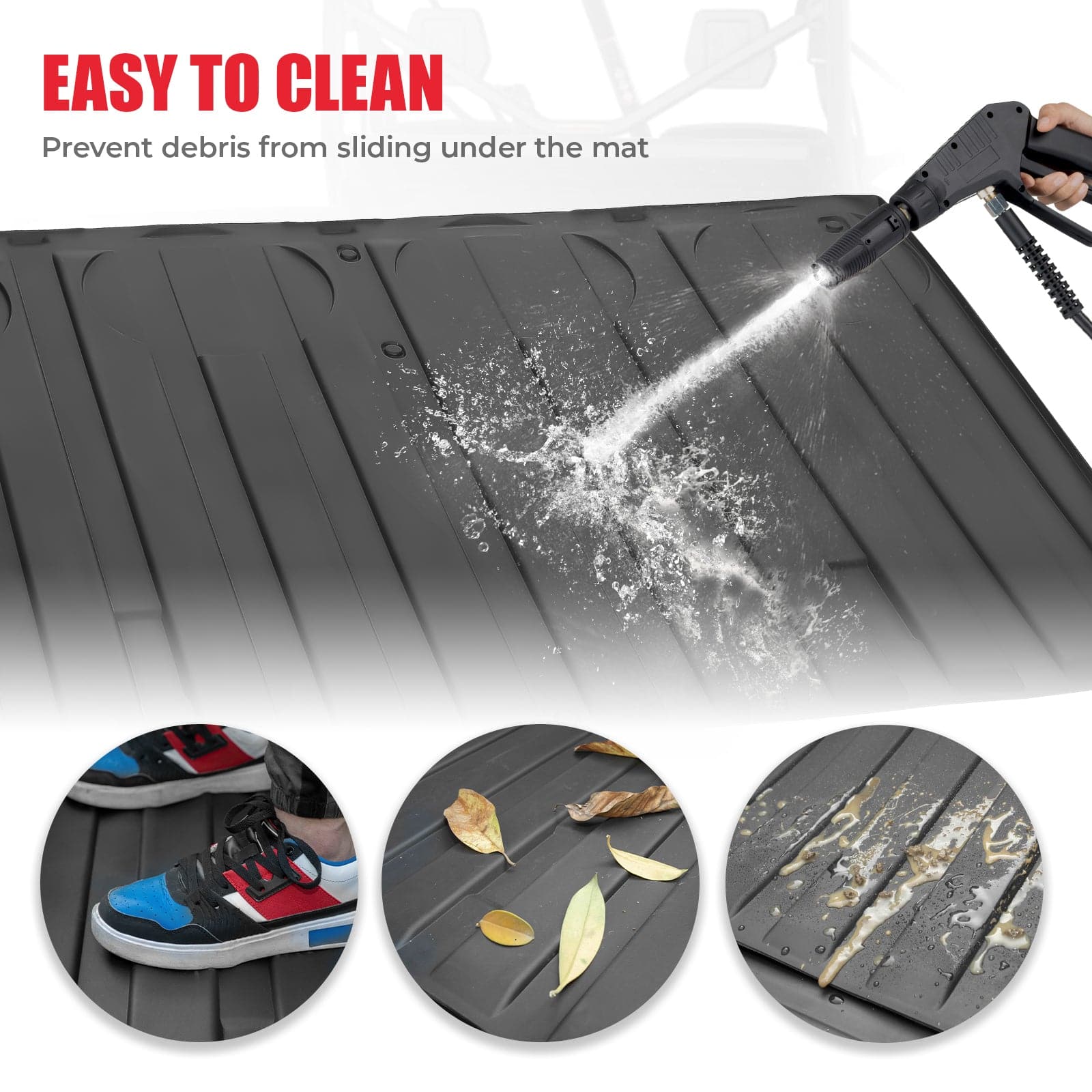 Rubber Full Bed Liner For Can-Am Defender HD5|7|8|9|10 - Image 4