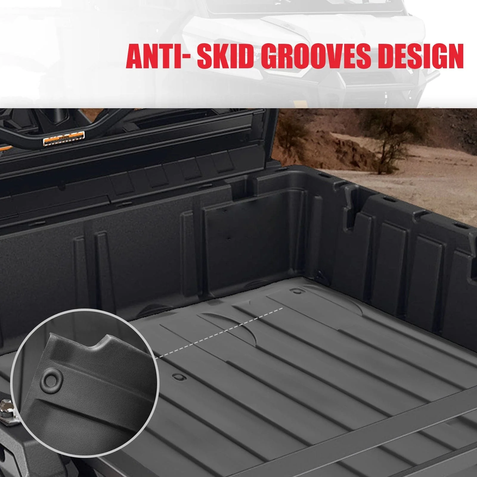 Rubber Full Bed Liner For Can-Am Defender HD5|7|8|9|10 - Image 6