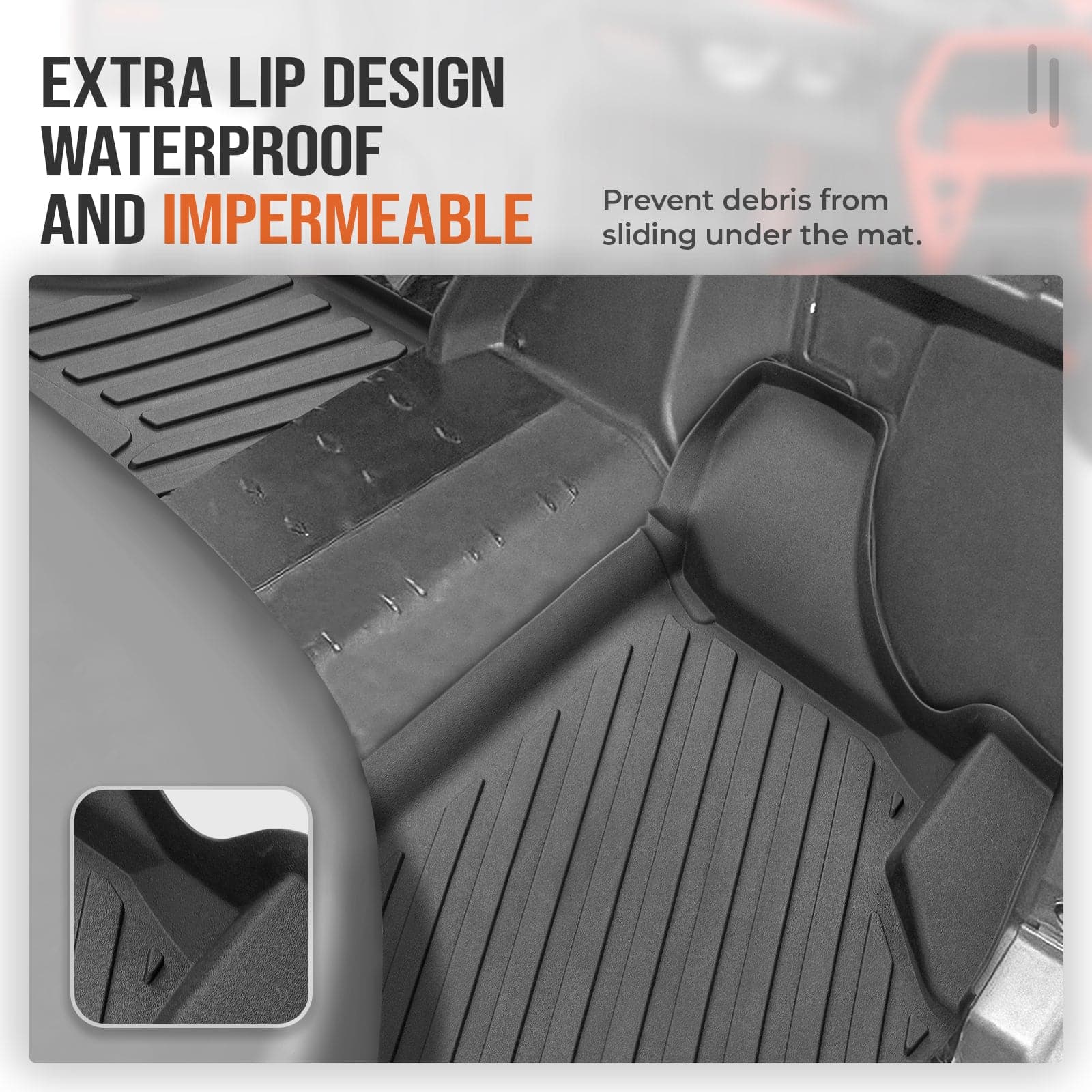 TPE Floor Mats for Can-Am Defender 2016-2024 - Image 3