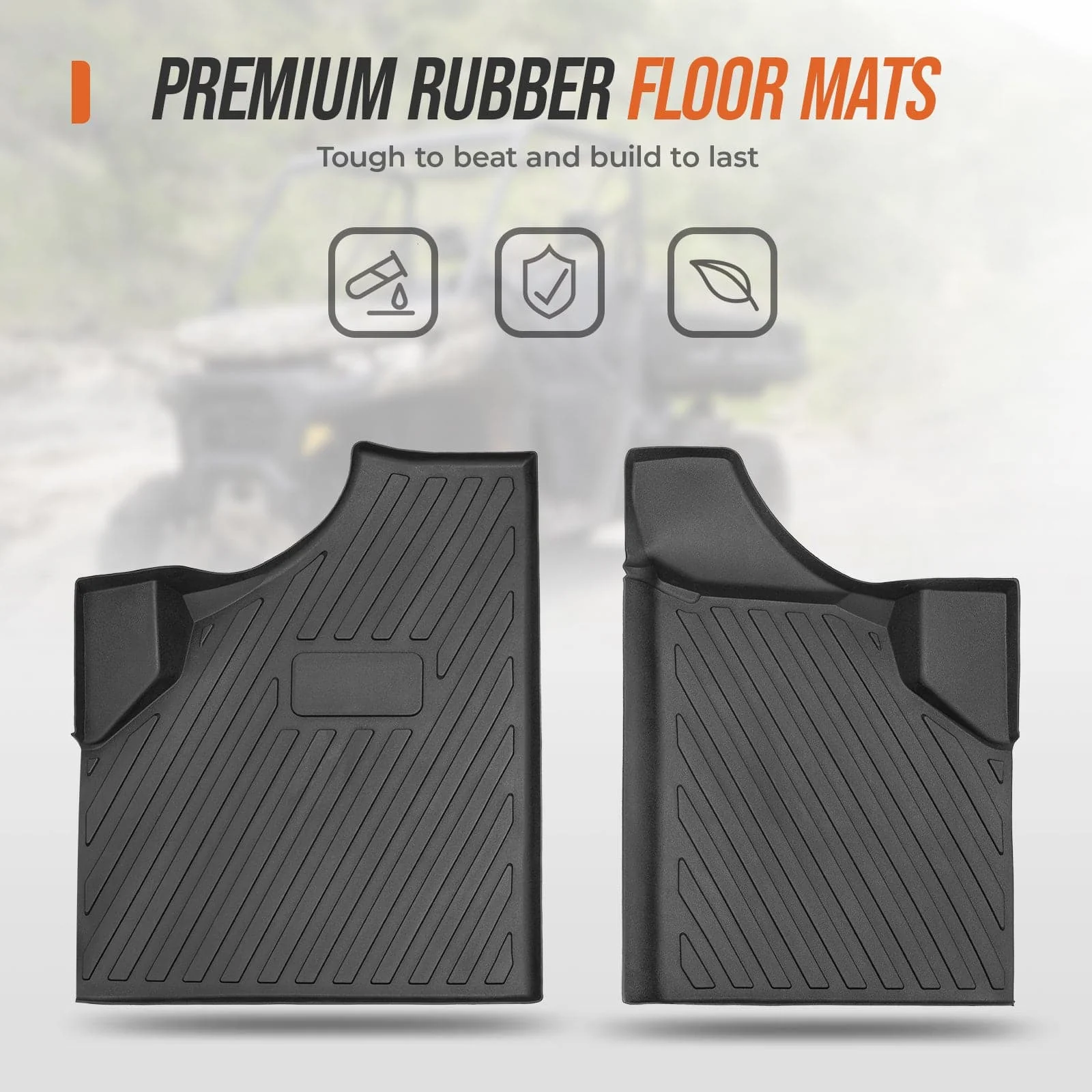 TPE Floor Mats for Can-Am Defender 2016-2024 - Image 5