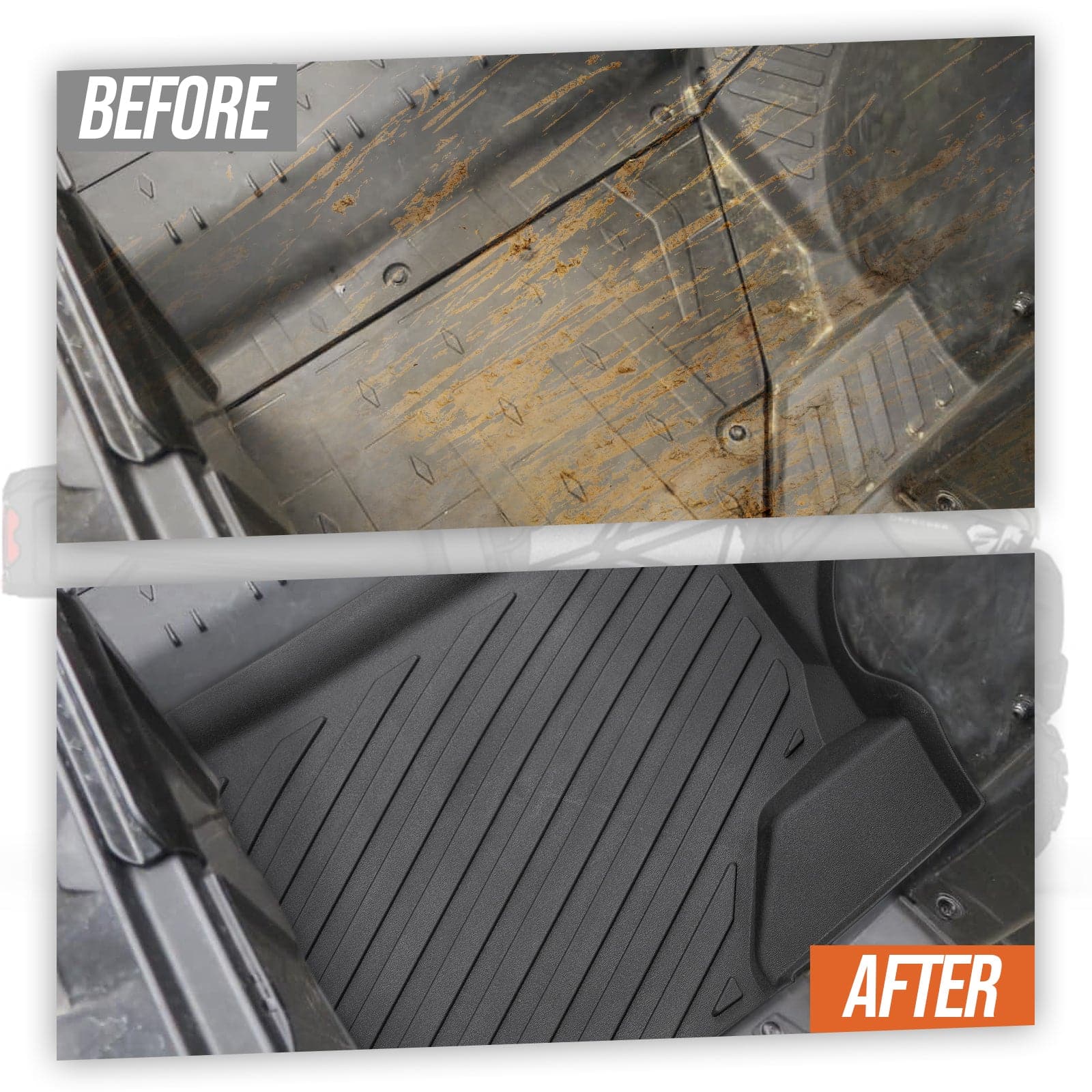 TPE Floor Mats for Can-Am Defender 2016-2024 - Image 7