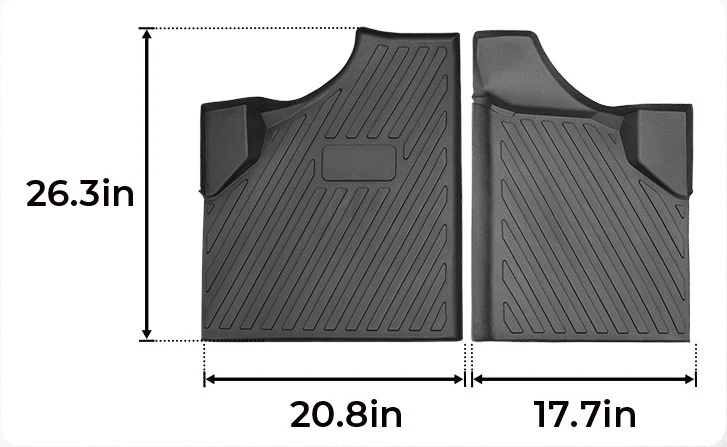TPE Floor Mats for Can-Am Defender 2016-2024 - Image 9