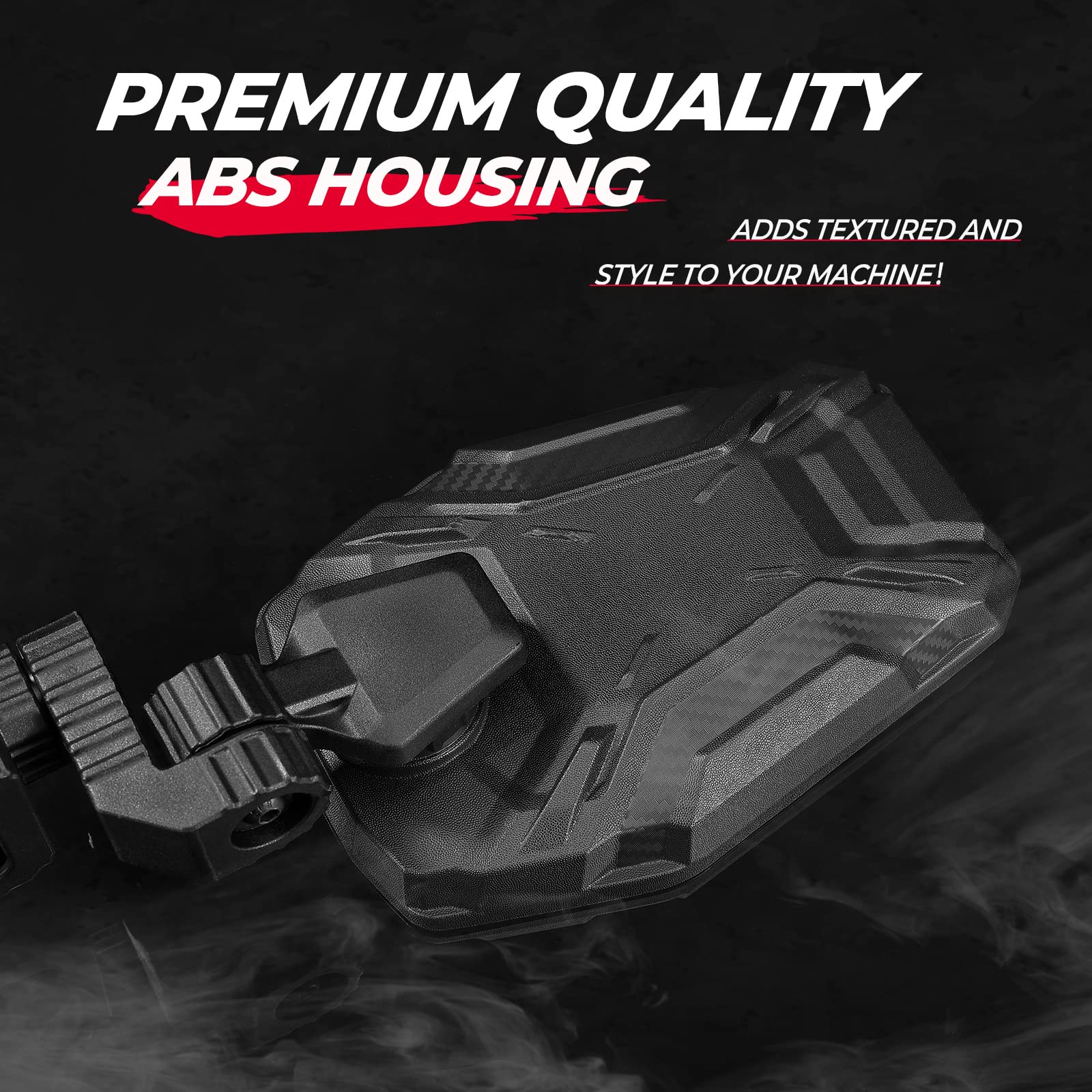 UTV Side Mirrors Fit 1.65"-2" Roll bar for RZR/ X3/ Pioneer/ Talon/ Kawasaki/ CFMOTO (1 pair) - Image 8