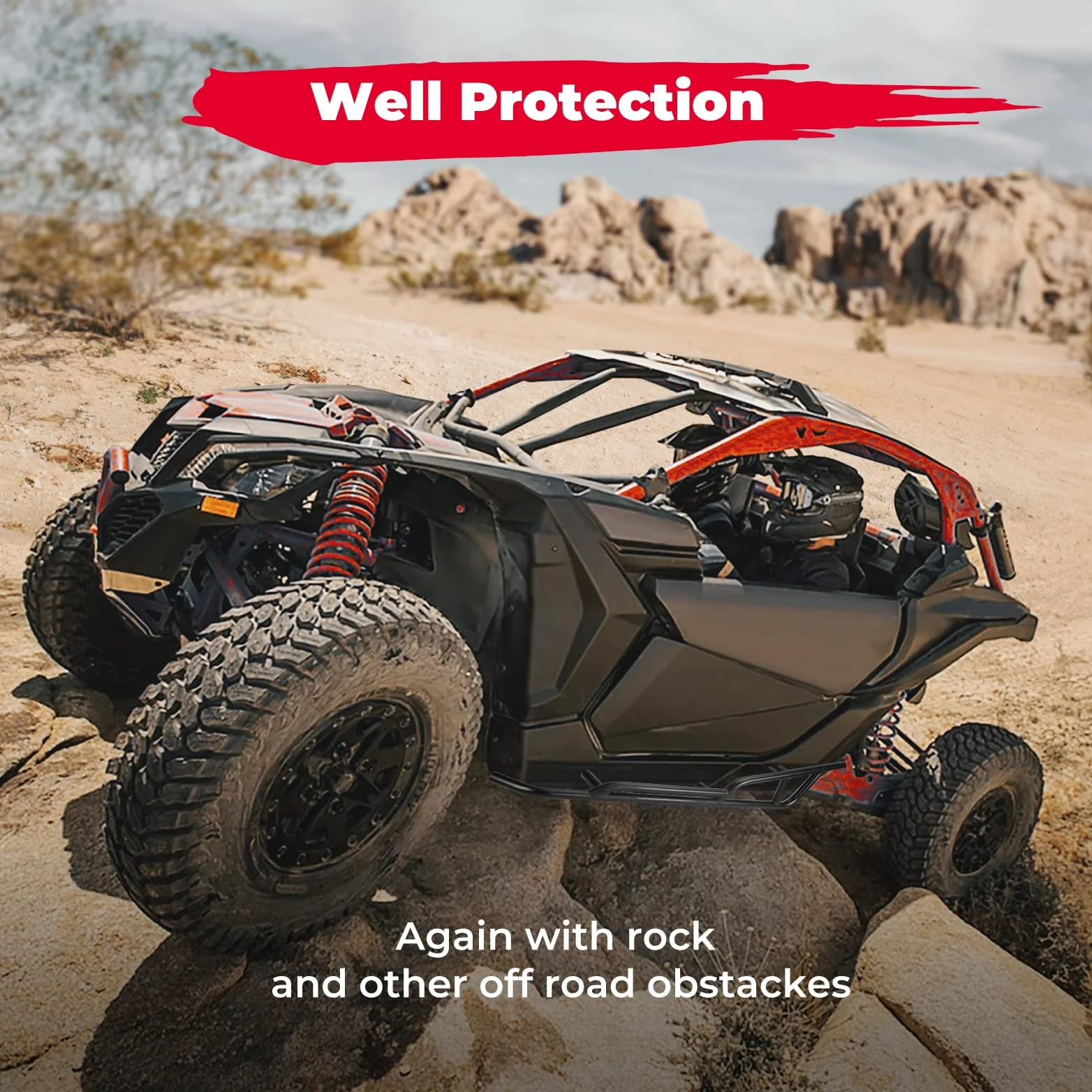 Nerf Bars Rock Sliders for Can-Am Maverick X3 2017-2026 - Image 6