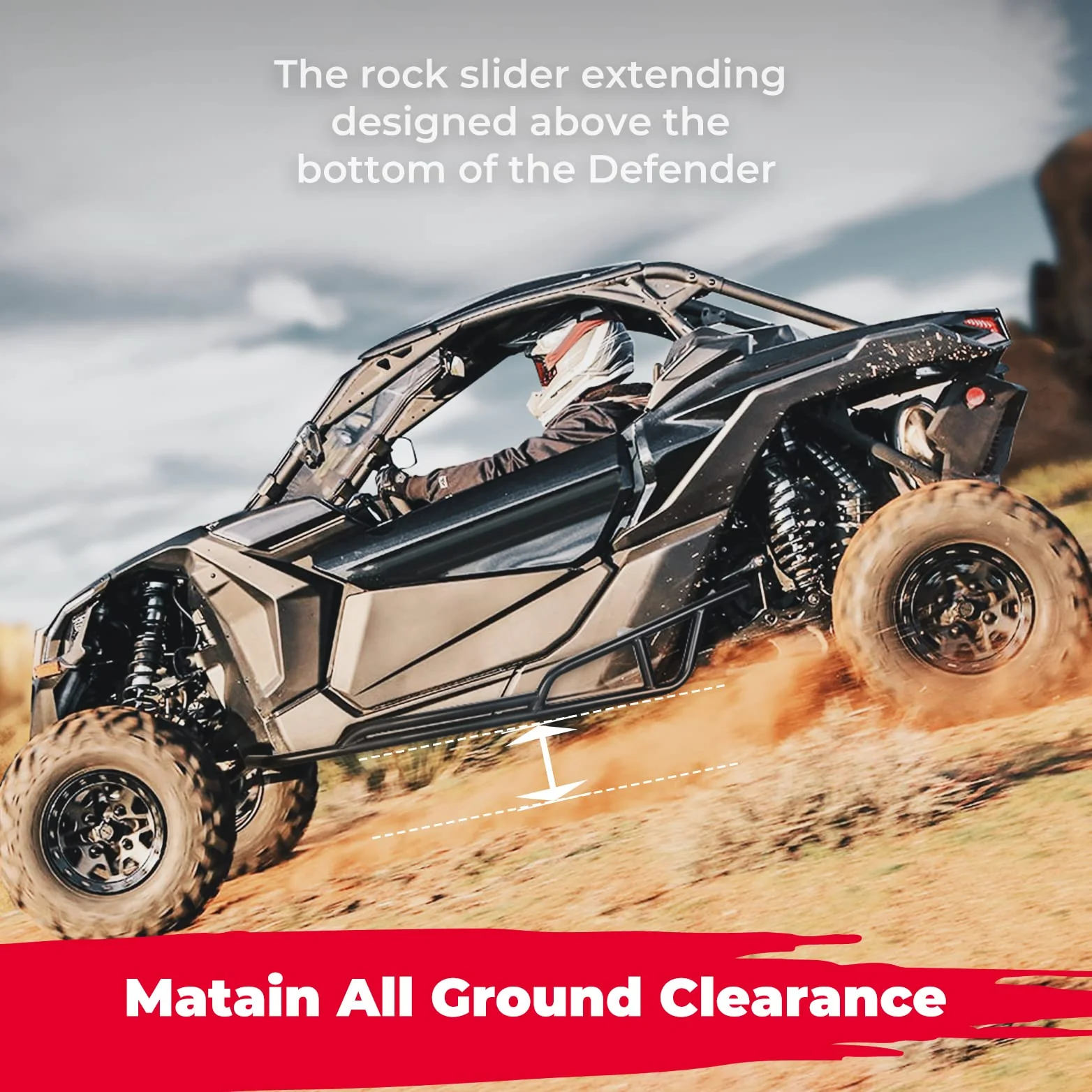 Nerf Bars Rock Sliders for Can-Am Maverick X3 2017-2026 - Image 8