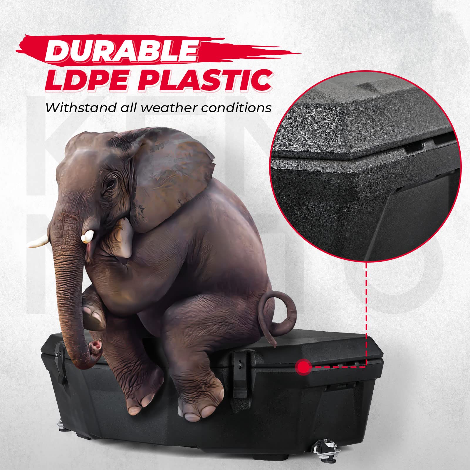 30L Rear Storage Box for Can-am X3/MAX, Commander, Outlander - Image 3