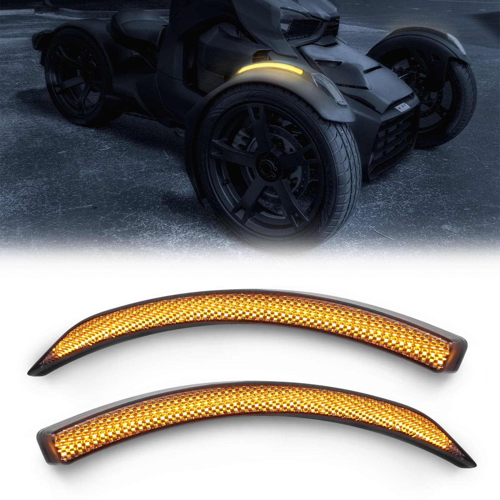 2 PCS Front Fender LED Light For Can-Am Ryker 600, 900 - Image 10