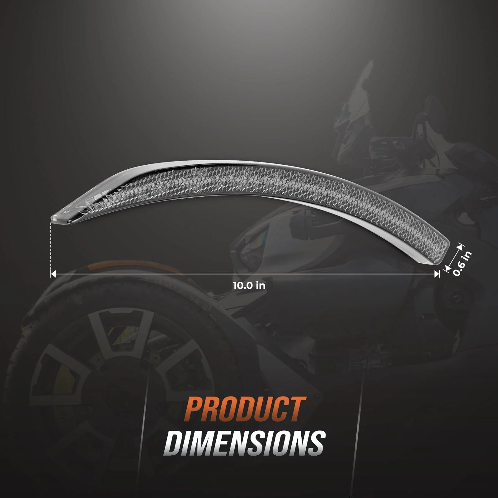 2 PCS Front Fender LED Light For Can-Am Ryker 600, 900 - Image 3