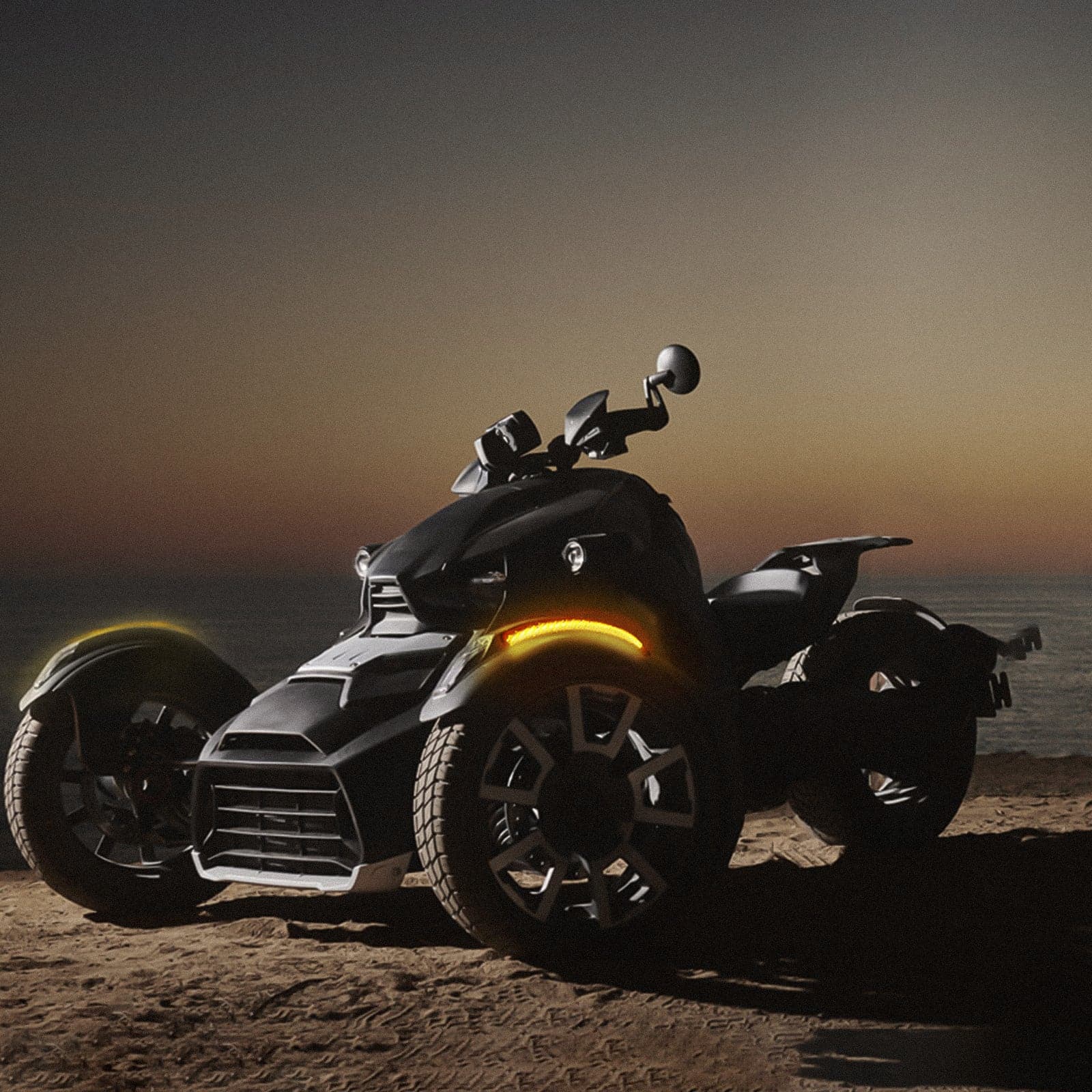 2 PCS Front Fender LED Light For Can-Am Ryker 600, 900 - Image 7