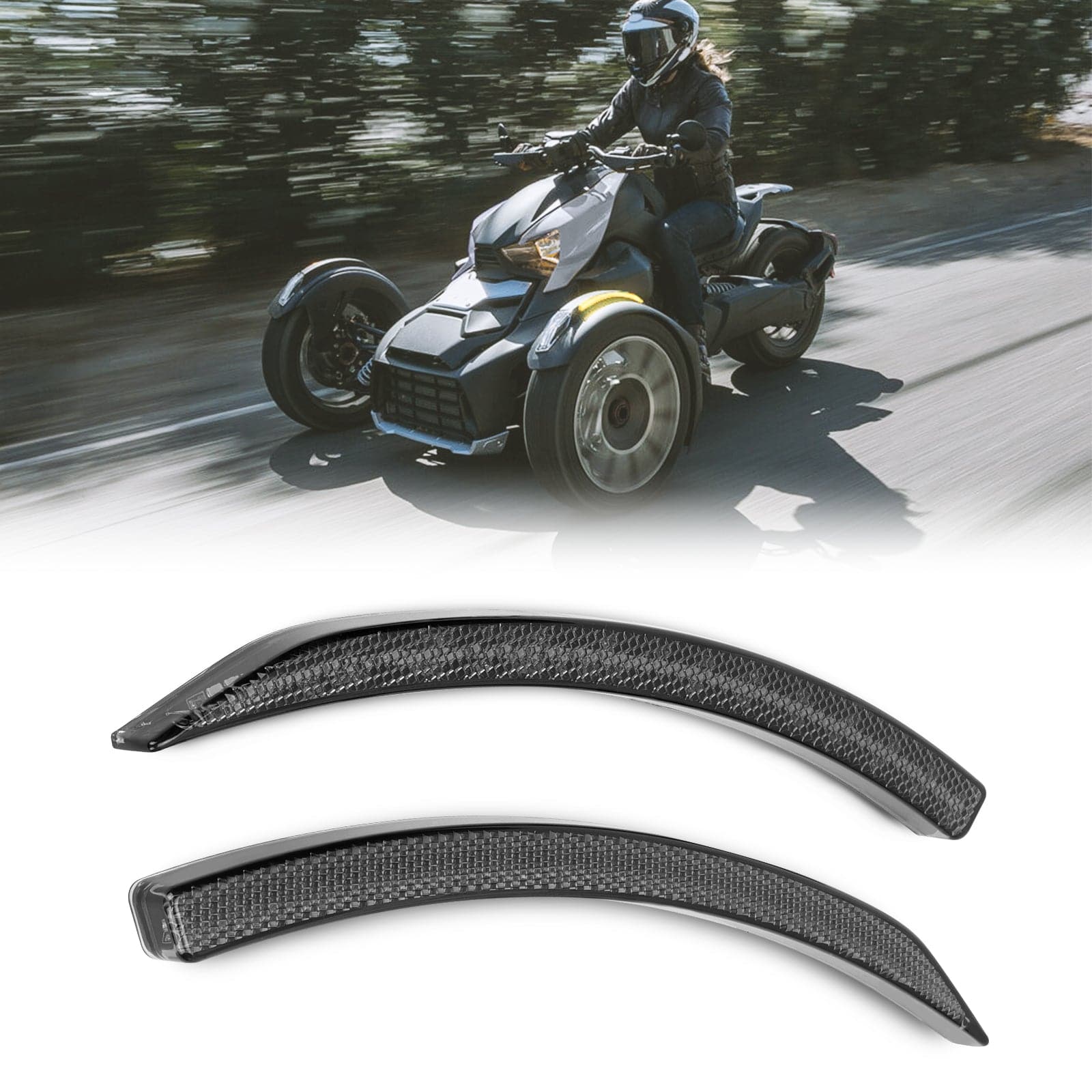 2 PCS Front Fender LED Light For Can-Am Ryker 600, 900 - Image 8