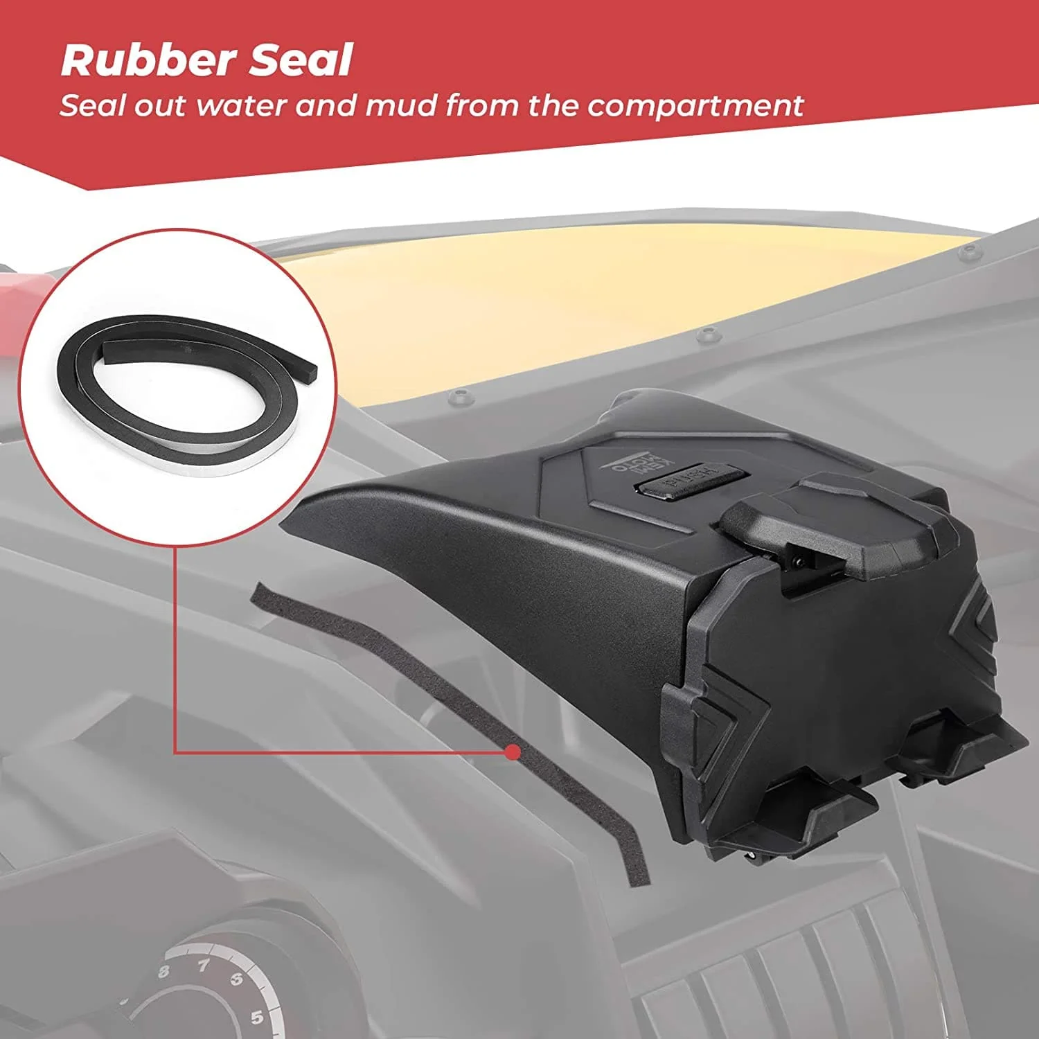 Tablet Holder With Storage Box for Can Am Maverick X3/Max - Image 4