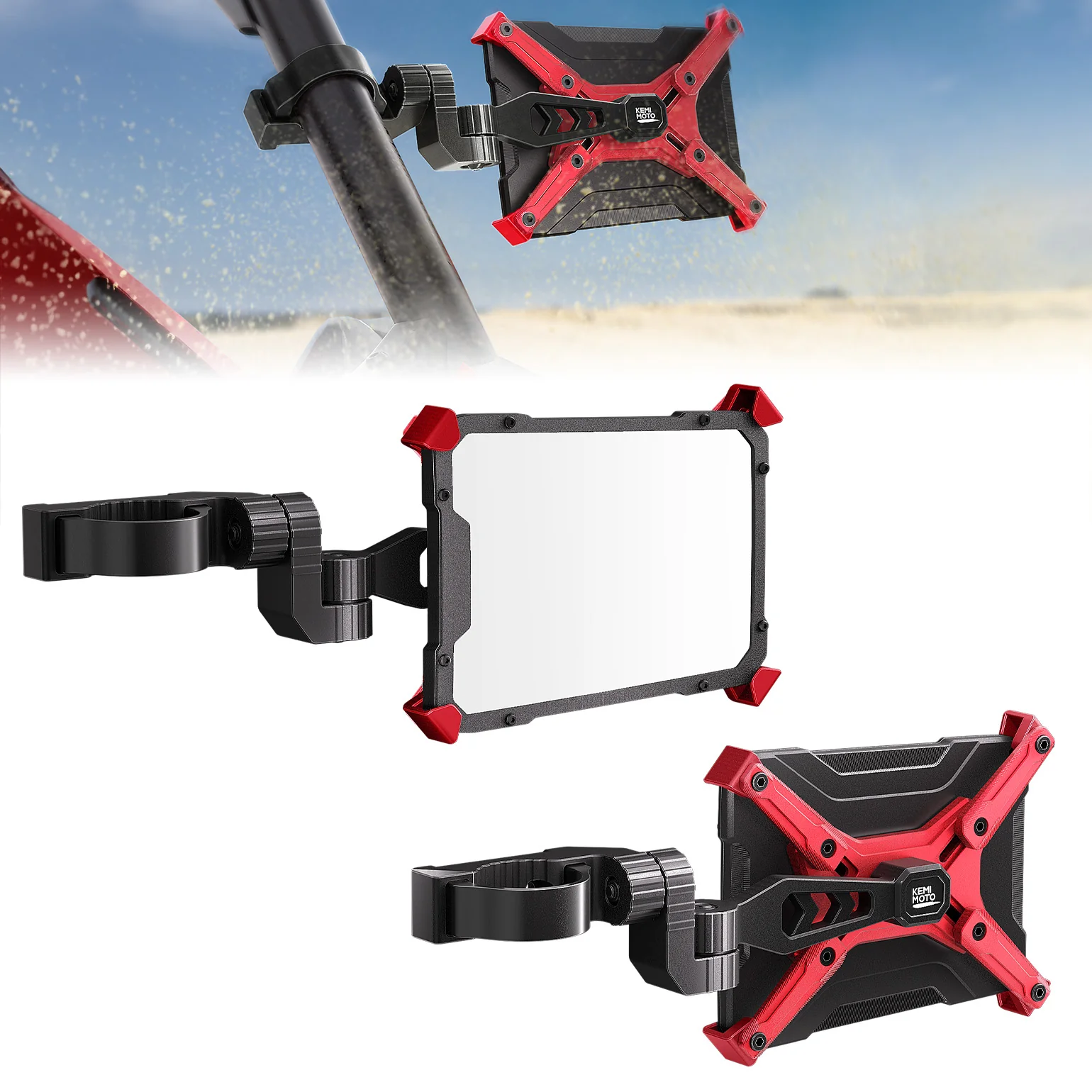 Aluminum CNC UTV Mirror X (Pair) for Polaris RZR | Can-Am Maverick X3 | Talon | Teryx - Image 8
