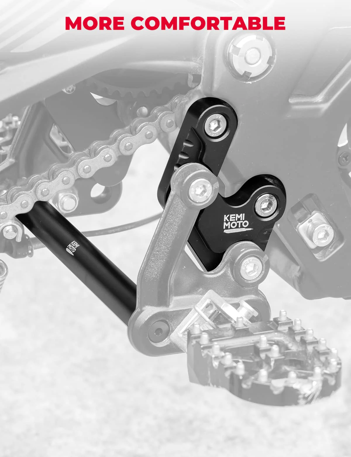 Foot Peg Extension Bracket Kits For Sur-Ron Light Bee Electric Bike - Image 4