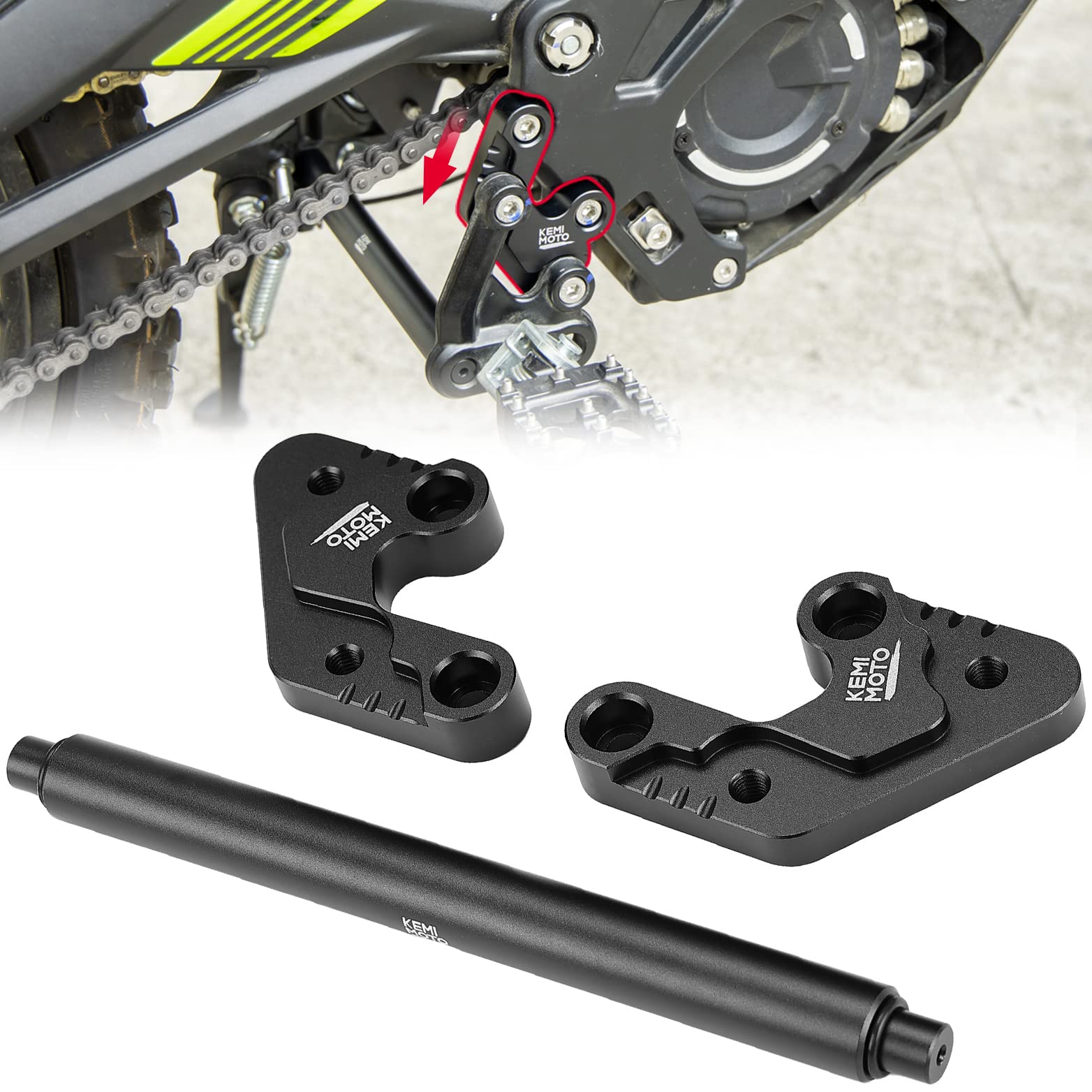 Foot Peg Extension Bracket Kits For Sur-Ron Light Bee Electric Bike - Image 7