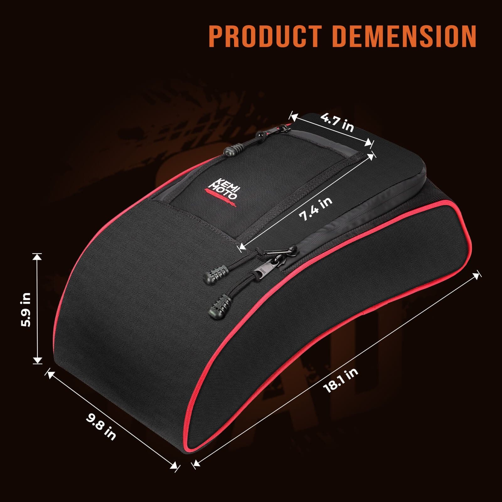 Front Lower Door Inserts & Console Storage Bag For Can-Am Maverick X3 - Image 11