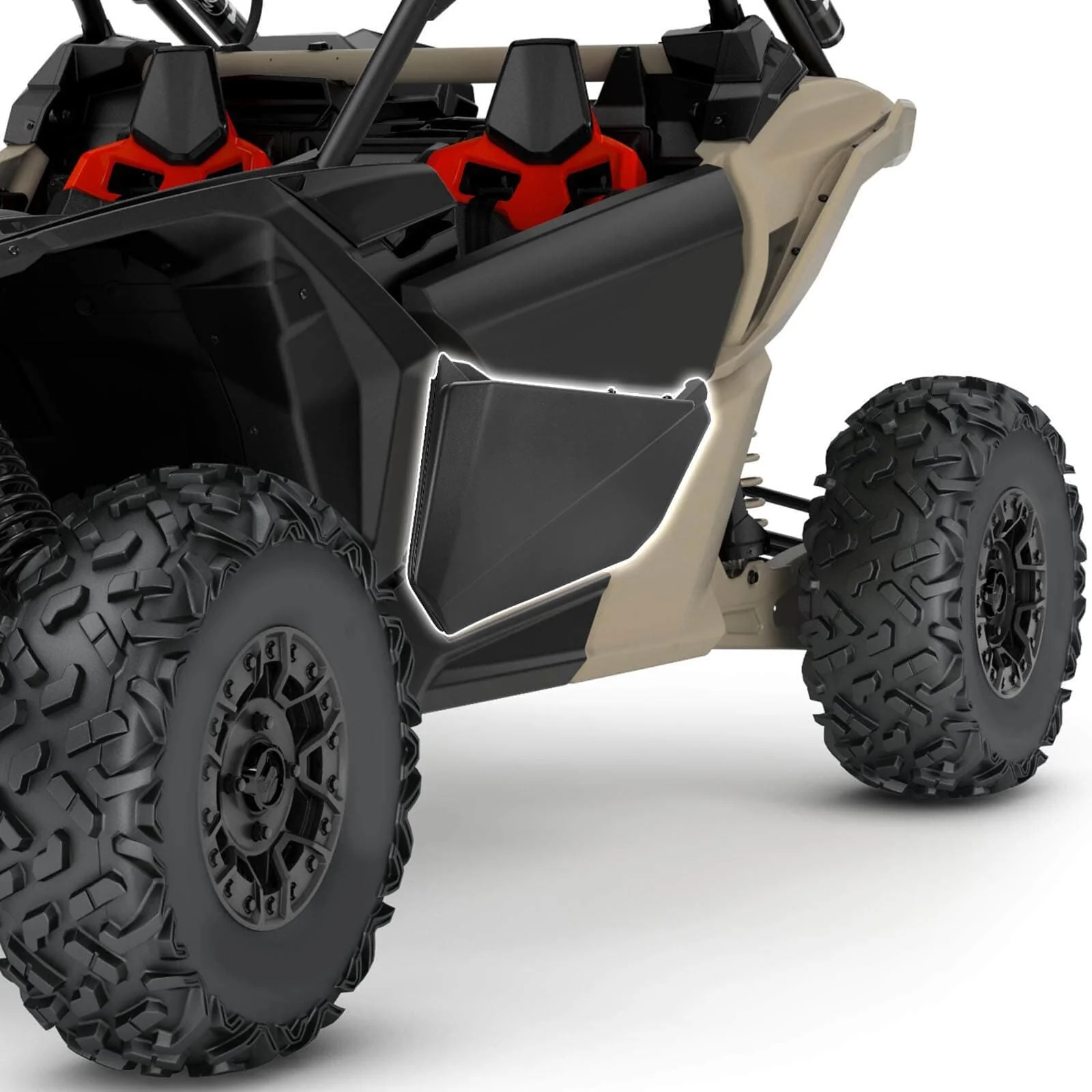 Front Lower Door Inserts & Console Storage Bag For Can-Am Maverick X3 - Image 4