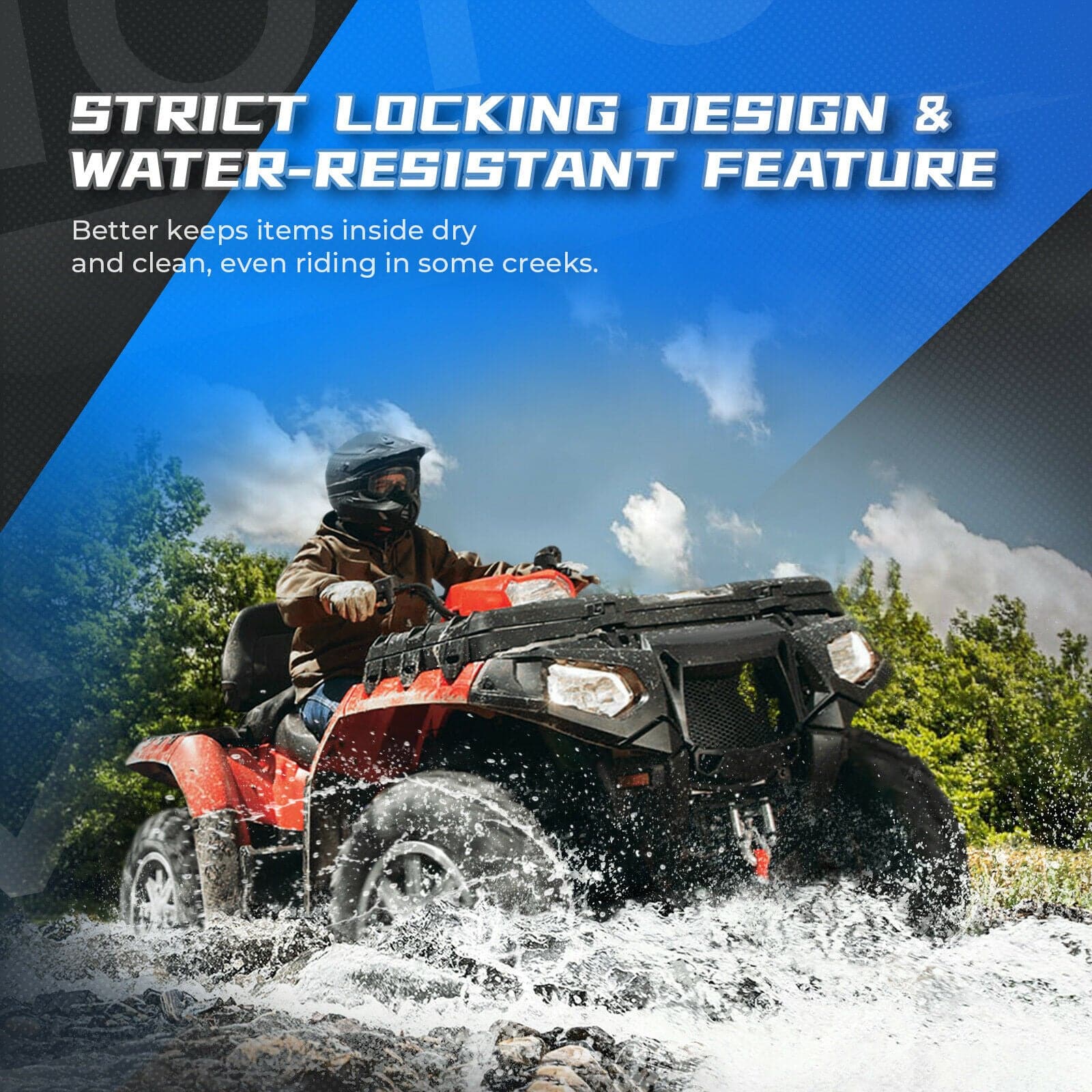 ATV Front Storage Box Upper for Polaris Sportsman 550 /850 2009-2020 - Image 5