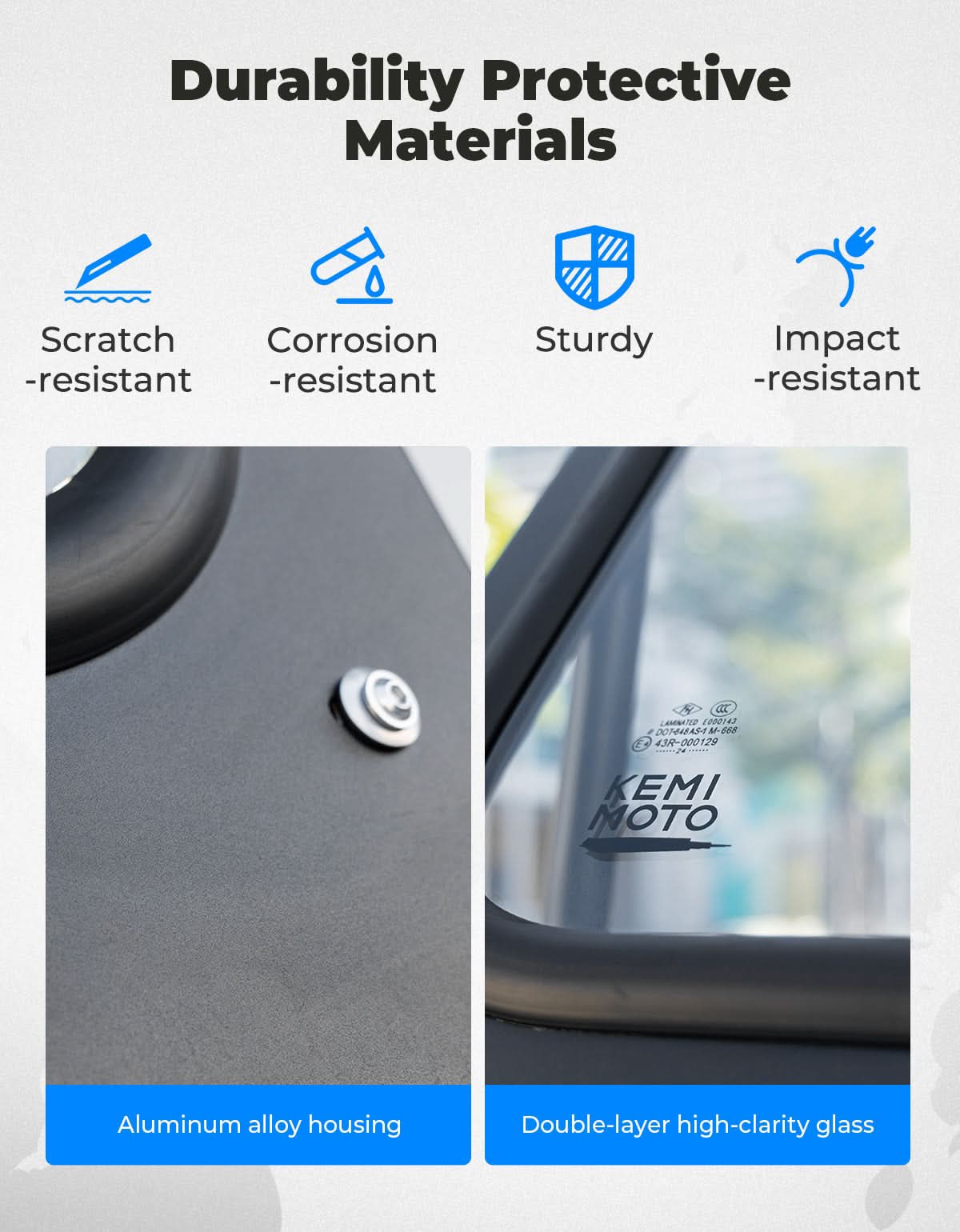 Glass Windshield with 2 Manual Wipers for 2019-2023 Polaris RZR XP 1000 /Turbo - Image 6