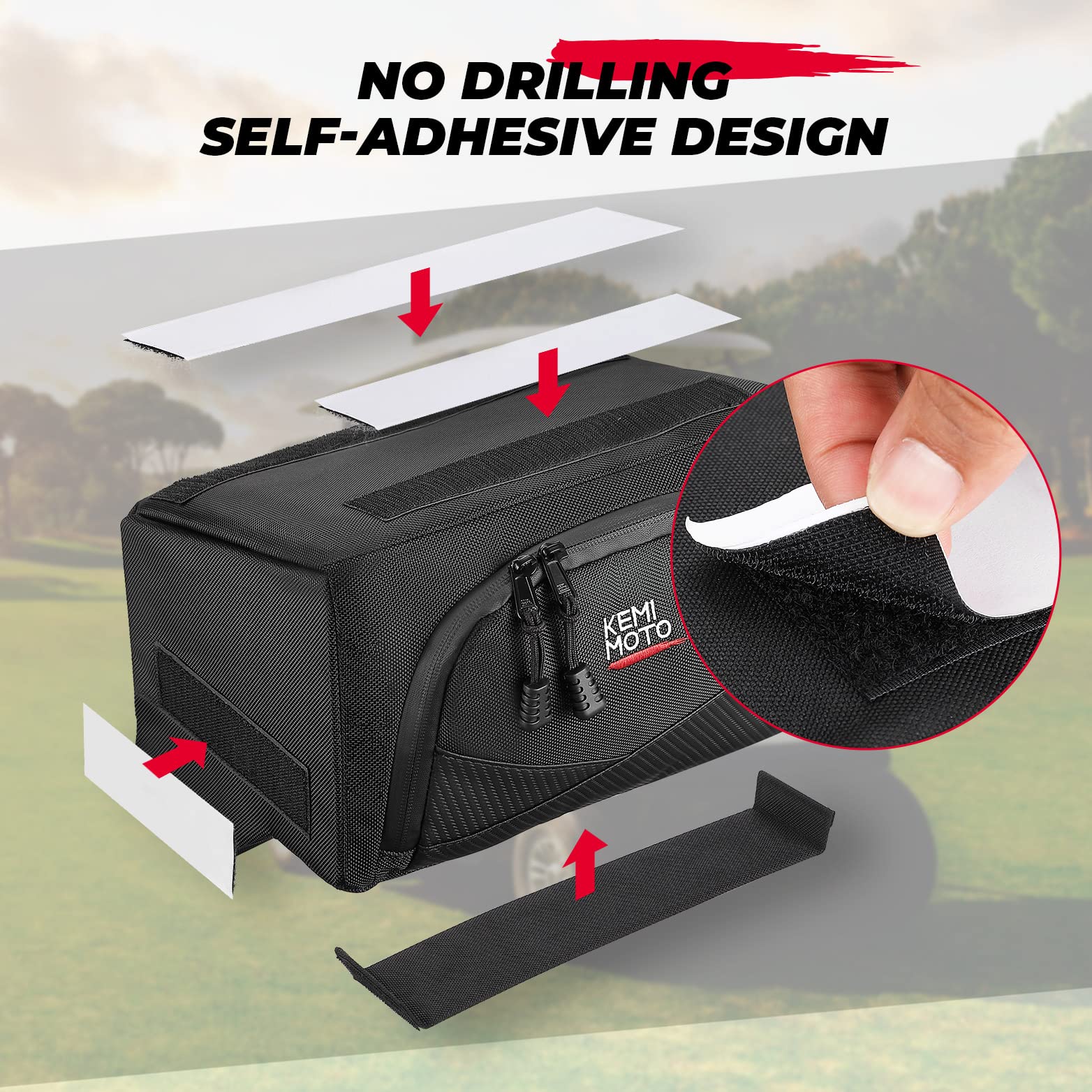 Golf Cart Dash Storage Bag for Club Car Precedent/ Tempo/ Onward - Image 5