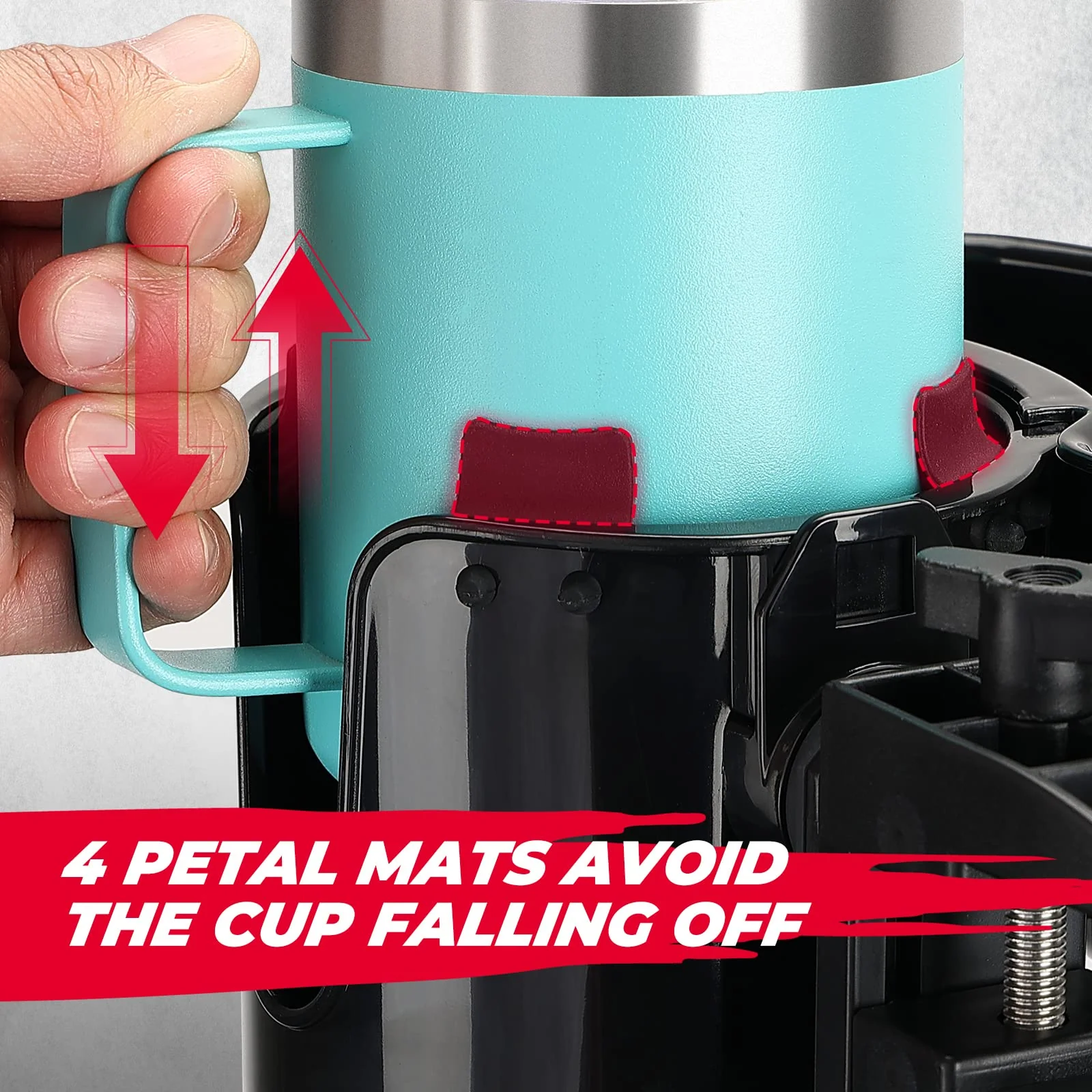 Golf Cart Universal 2-in-1 Cup Holder - Image 6