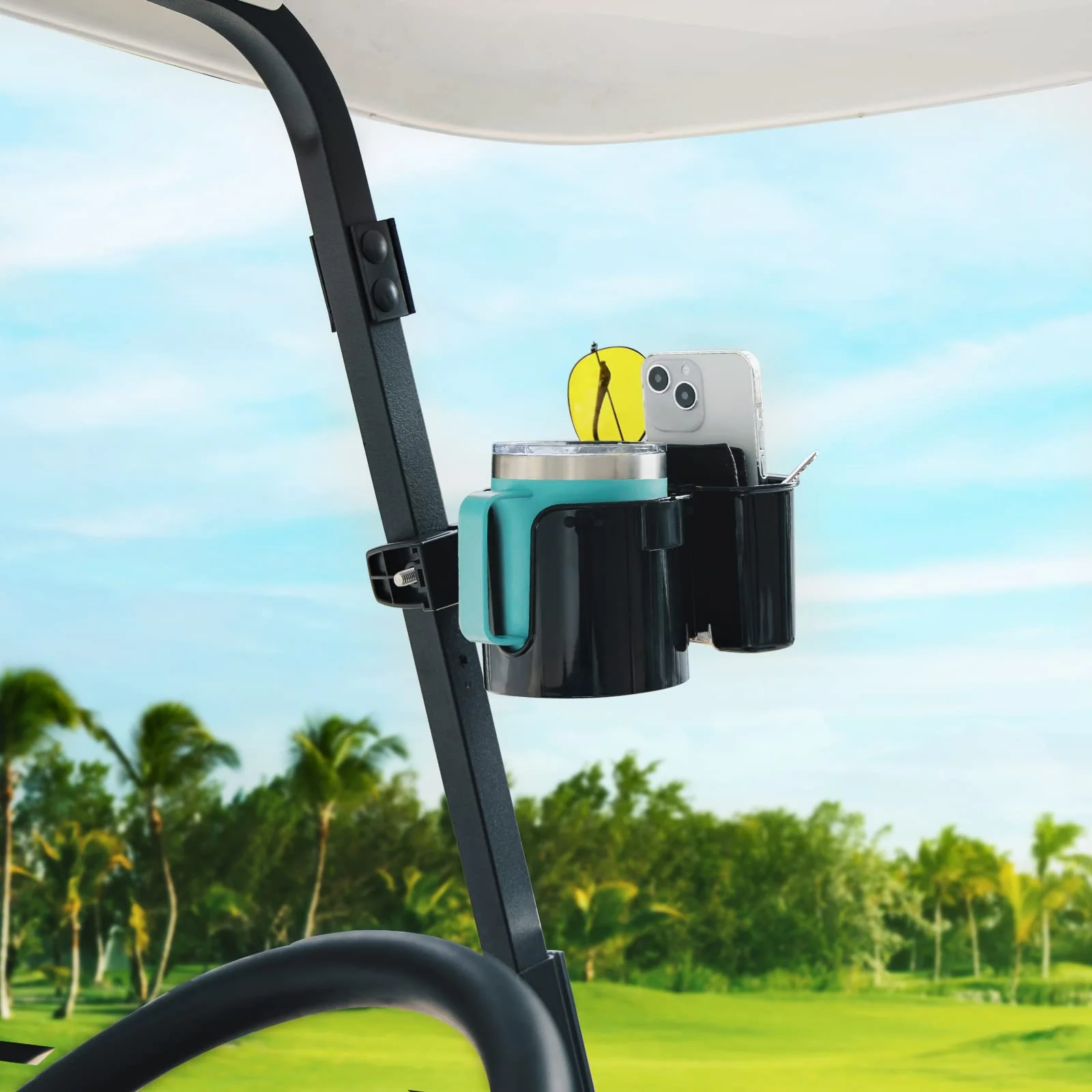 Golf Cart Universal 2-in-1 Cup Holder - Image 8