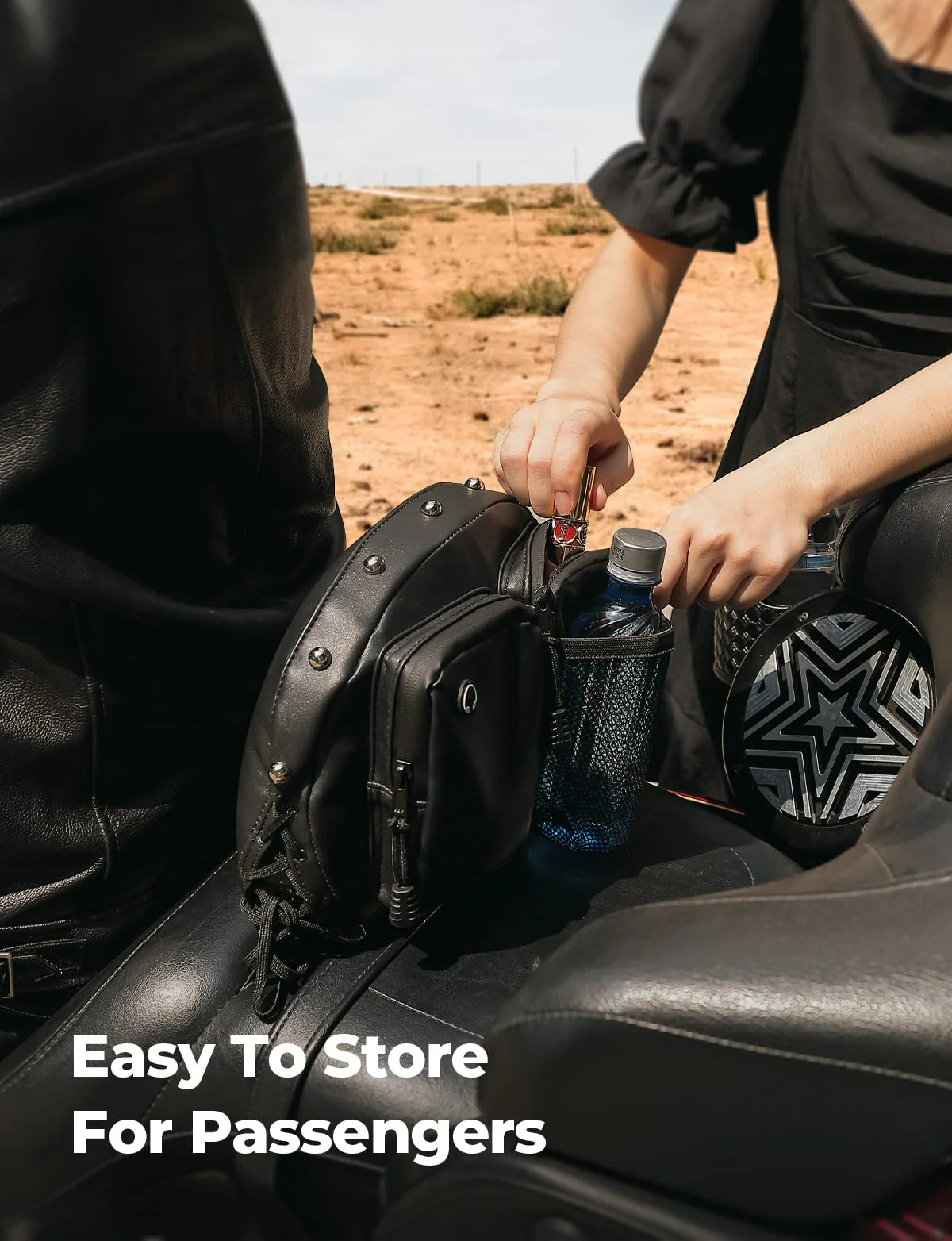 Motorcycle Rider Backrest Organizer Kit for Road Glide Touring Softail - Image 3