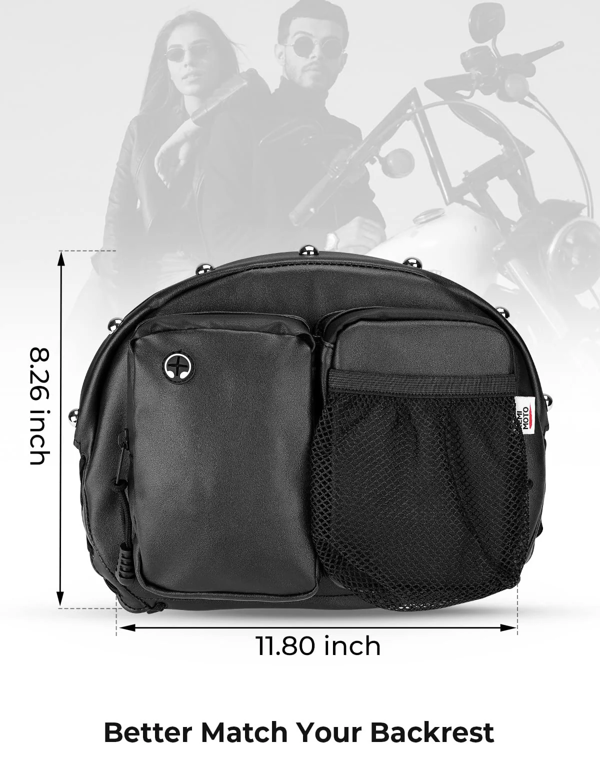 Motorcycle Rider Backrest Organizer Kit for Road Glide Touring Softail - Image 5