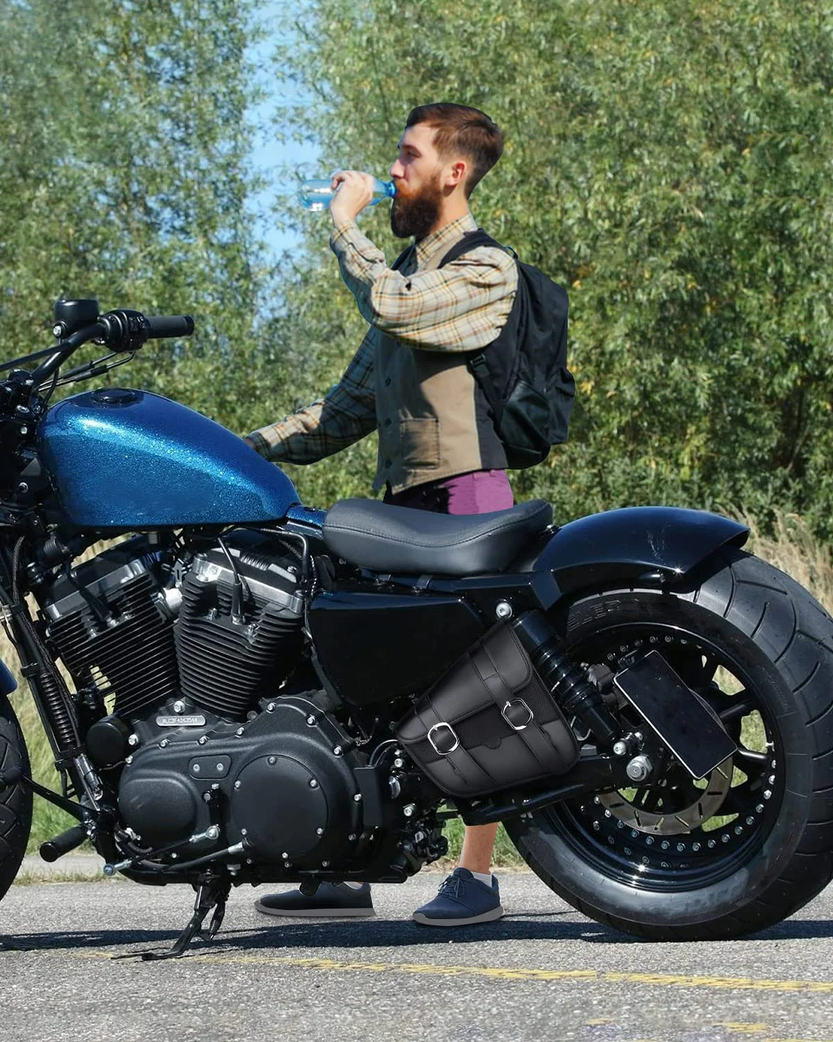 Swingarm Side Tool Bag for Harley - Image 6