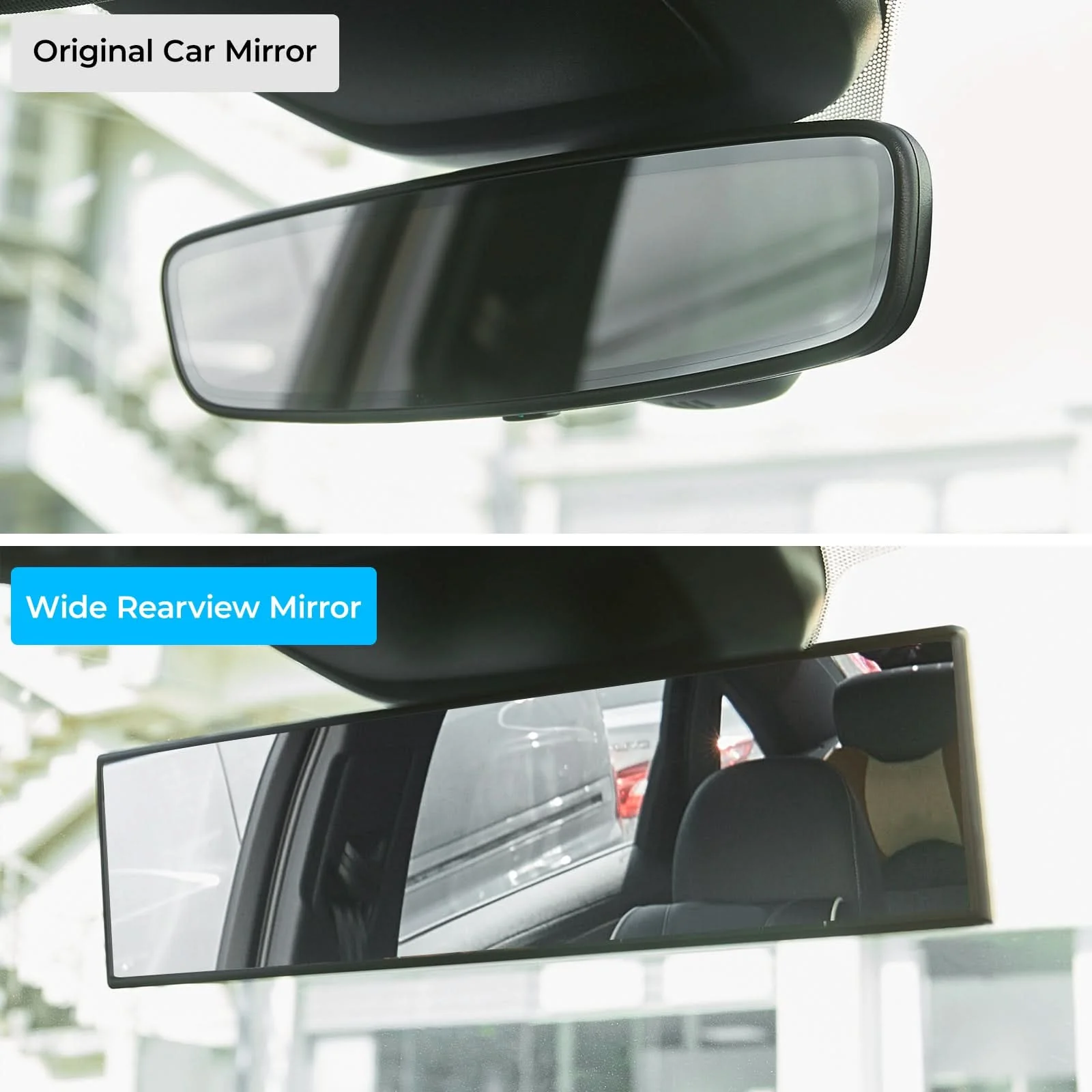 KEMIMOTO Universal Rear View Mirror, 11.81 Inch - Image 3