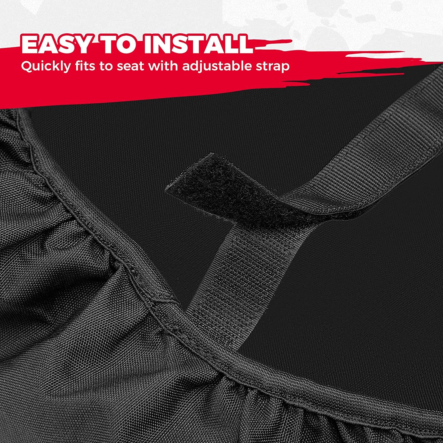 Black Seat Covers For Kubota RTV X900, RTV X1100, RTV X1120D - Image 7