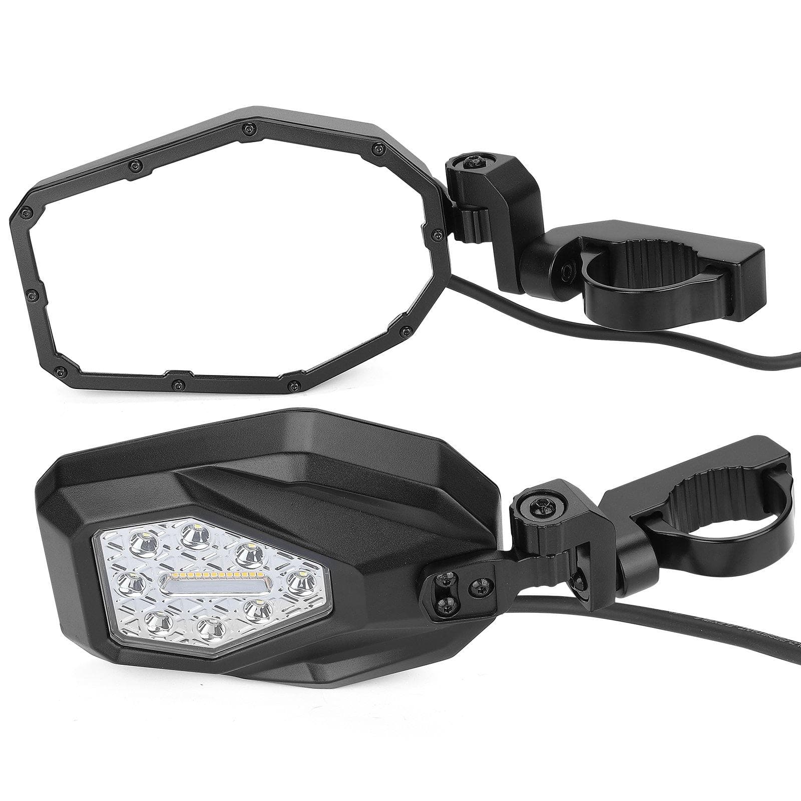 Mirrors with LED Turn Signal Lights(New Design) For Can-am Commander 800/1000 2011-2020 - Image 9