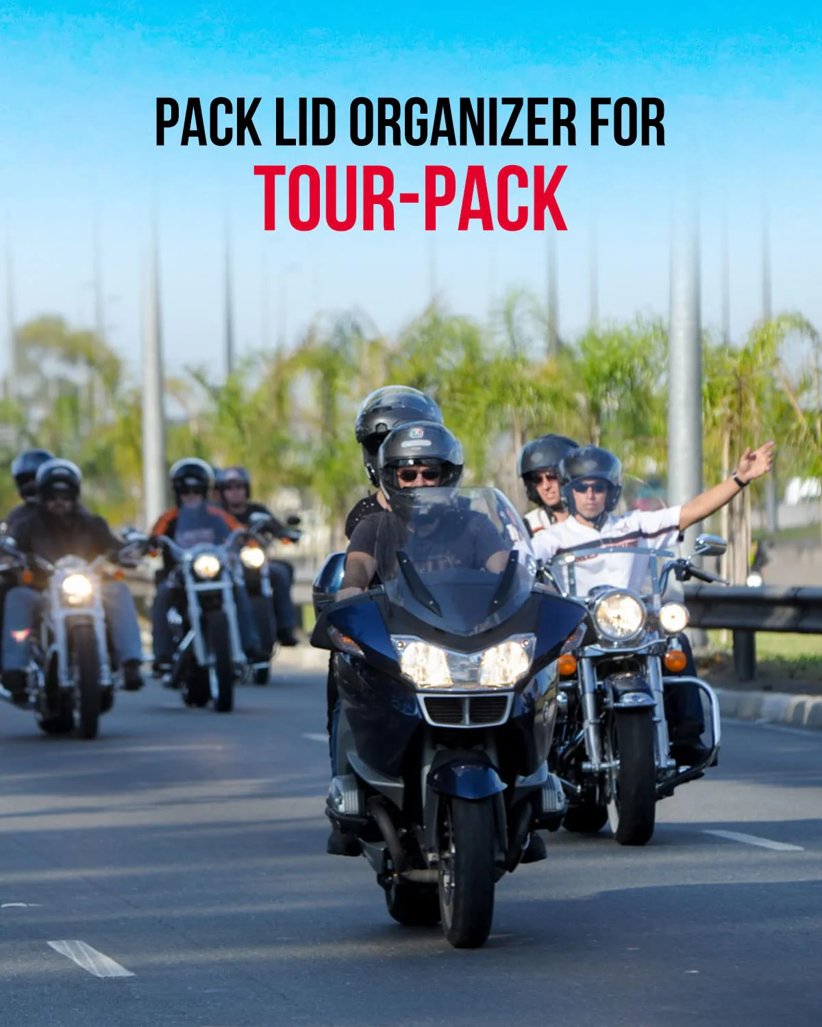 Tour Pack Lid Organizer for Road Glide Road King Electra Glide Street Glide Touring - Image 7