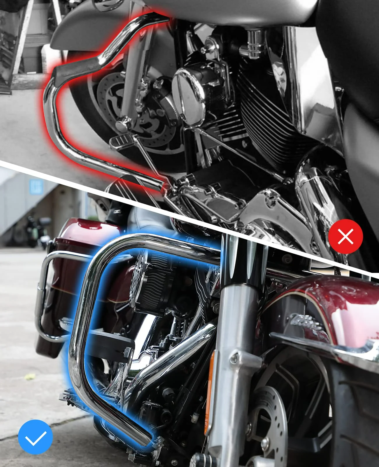 Leg Warmers Soft Lowers Chaps for Harley - Image 6