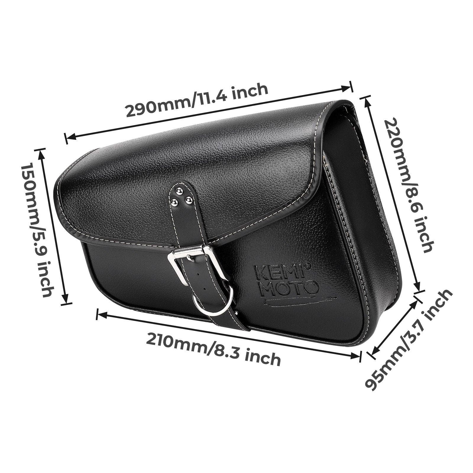 Swing Arm Saddle Bag for Sportster Rebel 300 500 - Image 4