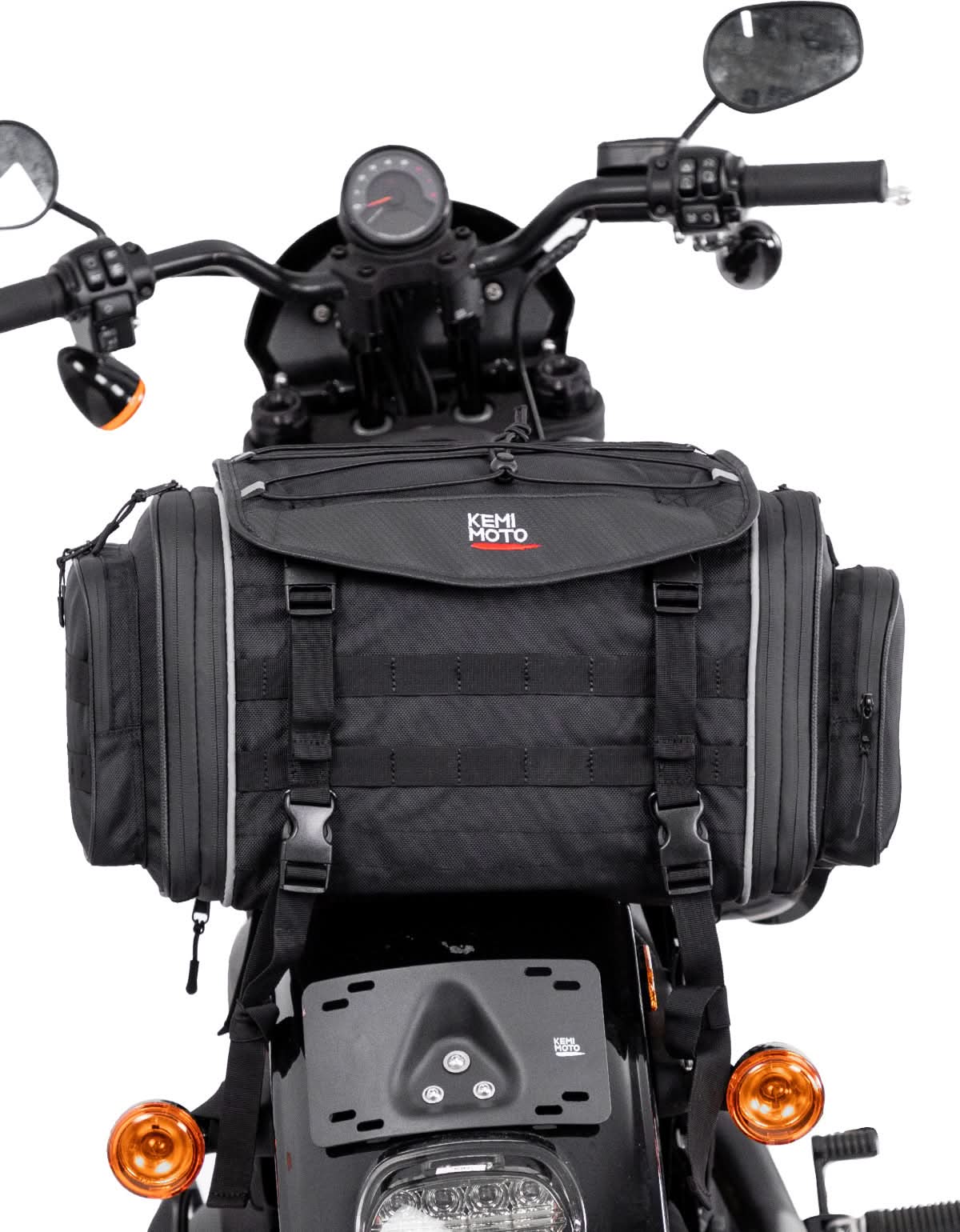Motorcycle Travel Luggage Bags, 23L-30L Expandable Tail Bag - Image 8