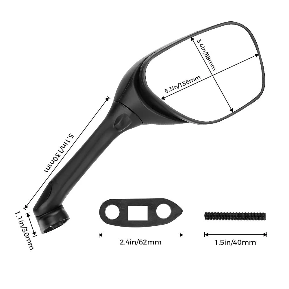 Motorcycle Turn Signal Mirror for GSXR 600 750 - Image 8