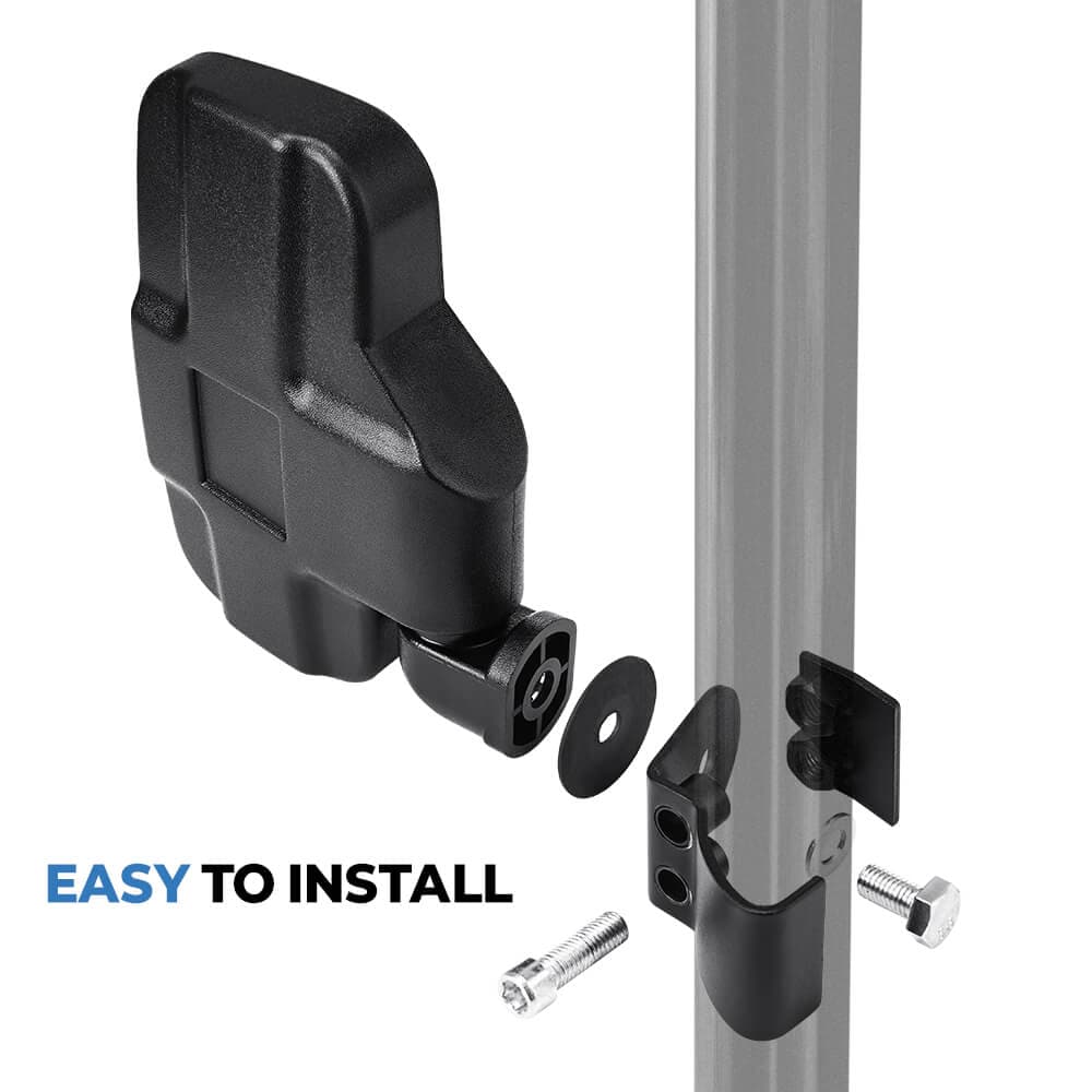 Adjustable Side Mirrors & Tail Light for Polaris Ranger 1000 XP/Crew - Image 5