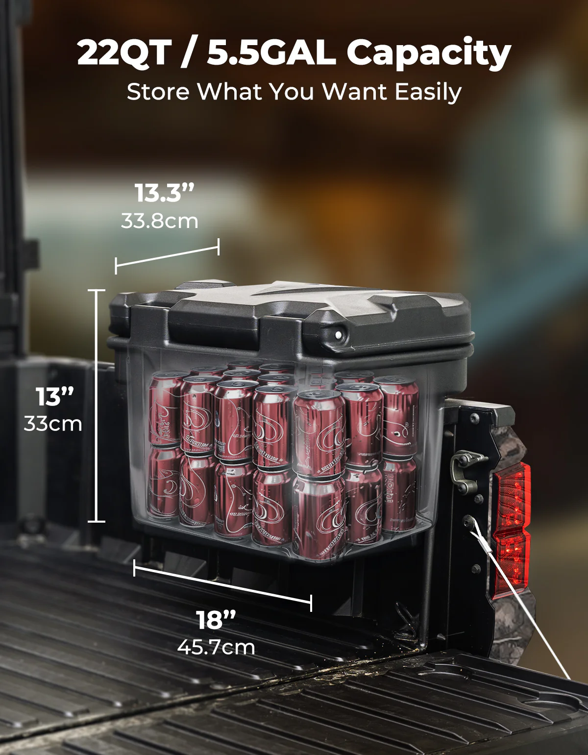 20L Cargo Storage Box for Polaris Ranger/ General - Image 6